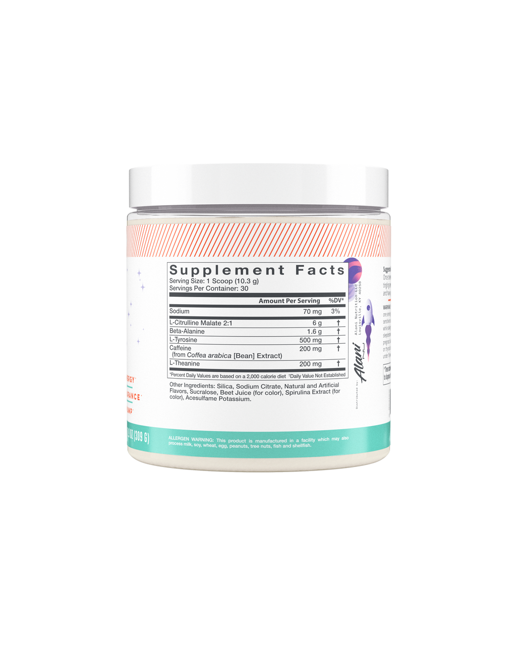 Pre-Workout - Galaxy Lemonade - Simple Powder Drink Mix
