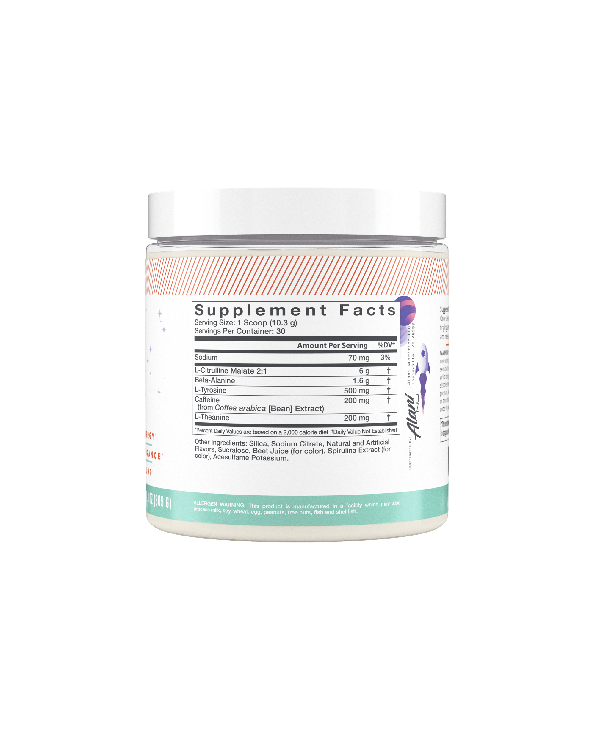 Pre-Workout - Galaxy Lemonade - Simple Powder Drink Mix