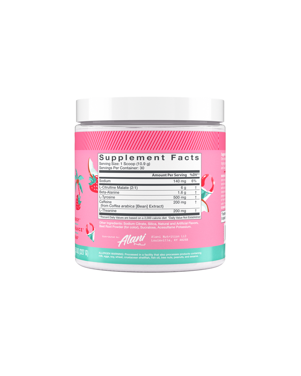 Pre-Workout - Hawaiian Shaved Ice - Can Ready Flavor Drink