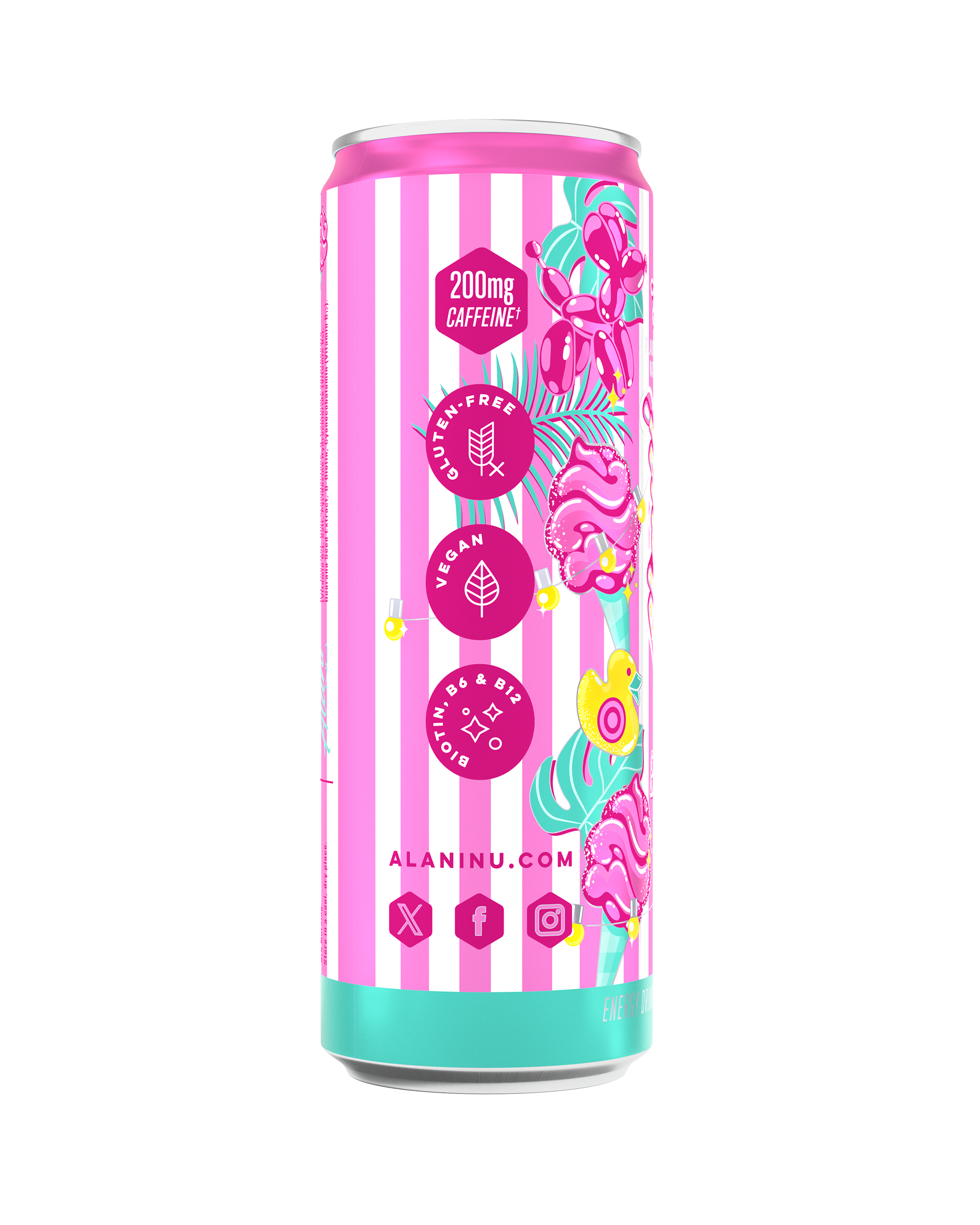 Energy Drink - Cotton Candy - Clean Taste Drink Mix