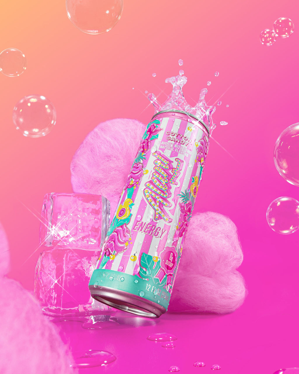 Energy Drink - Cotton Candy - Clean Taste Drink Mix