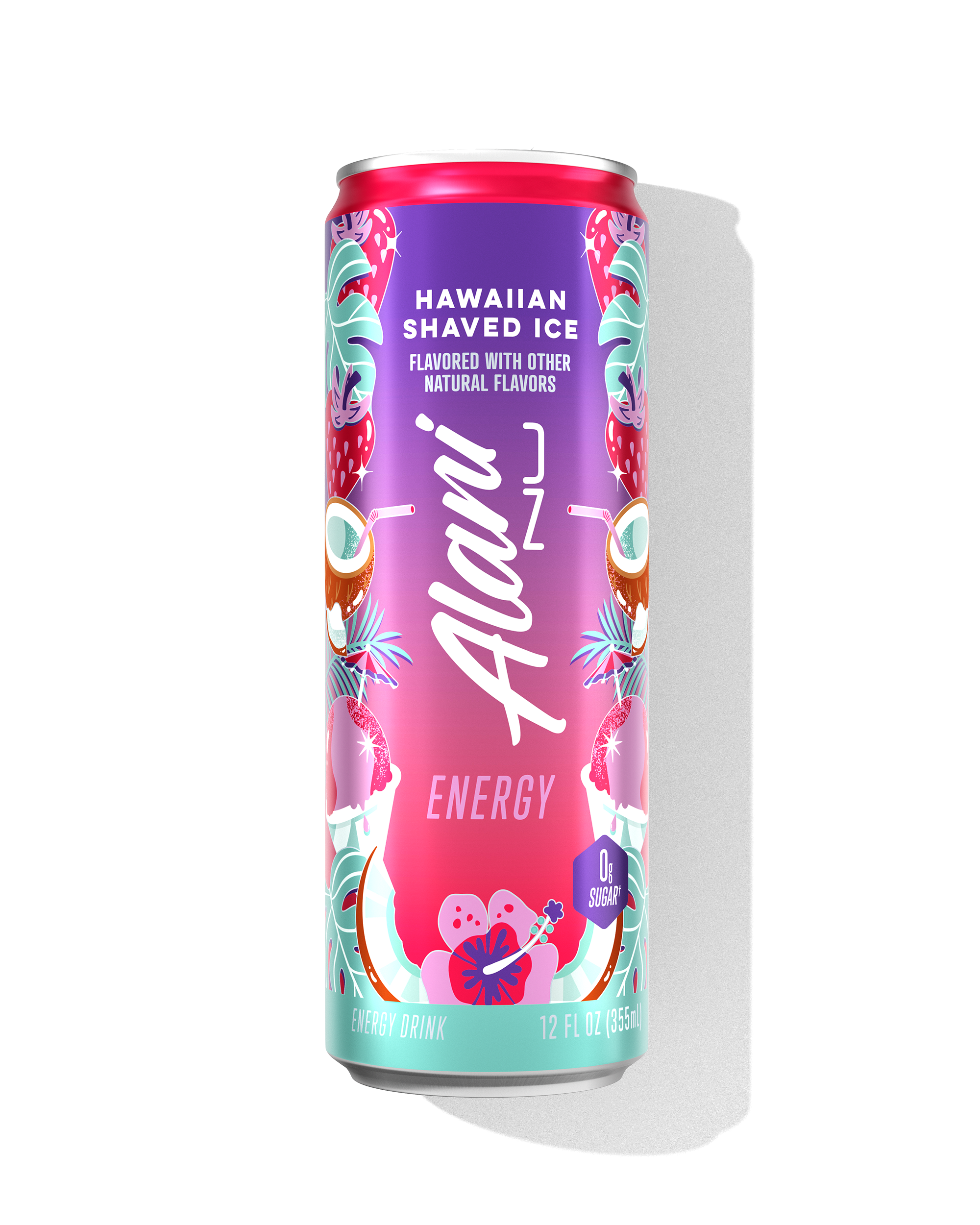 Energy Drink - Hawaiian Shaved Ice - Morning Ready Canned Energy Drink