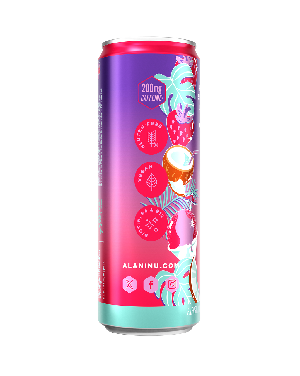 Energy Drink - Hawaiian Shaved Ice - Morning Ready Canned Energy Drink