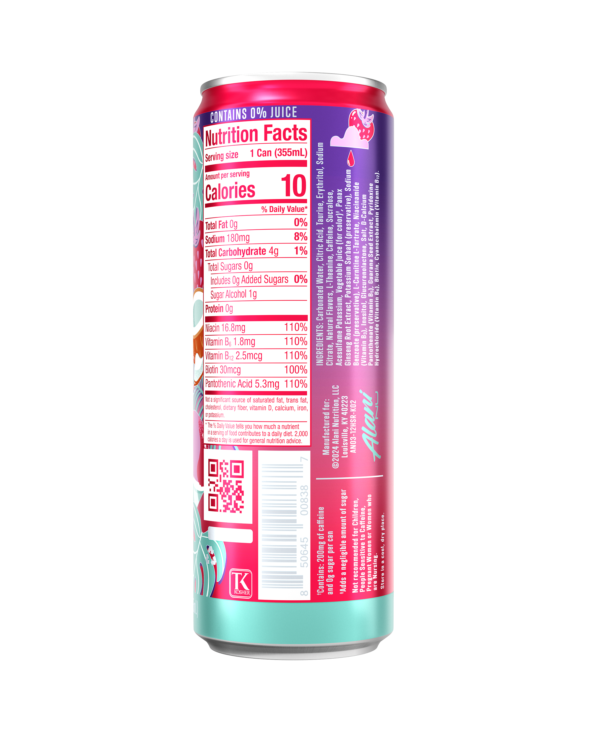 Energy Drink - Hawaiian Shaved Ice - Morning Ready Canned Energy Drink