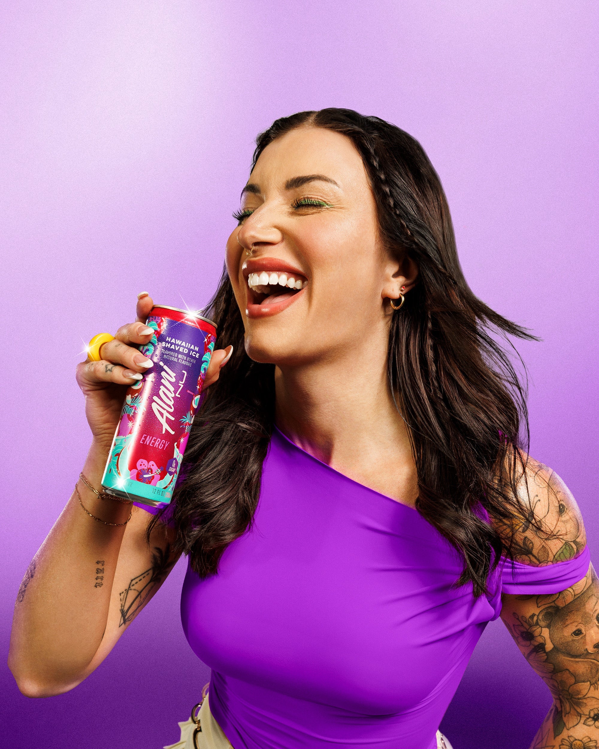 Energy Drink - Hawaiian Shaved Ice - Morning Ready Canned Energy Drink