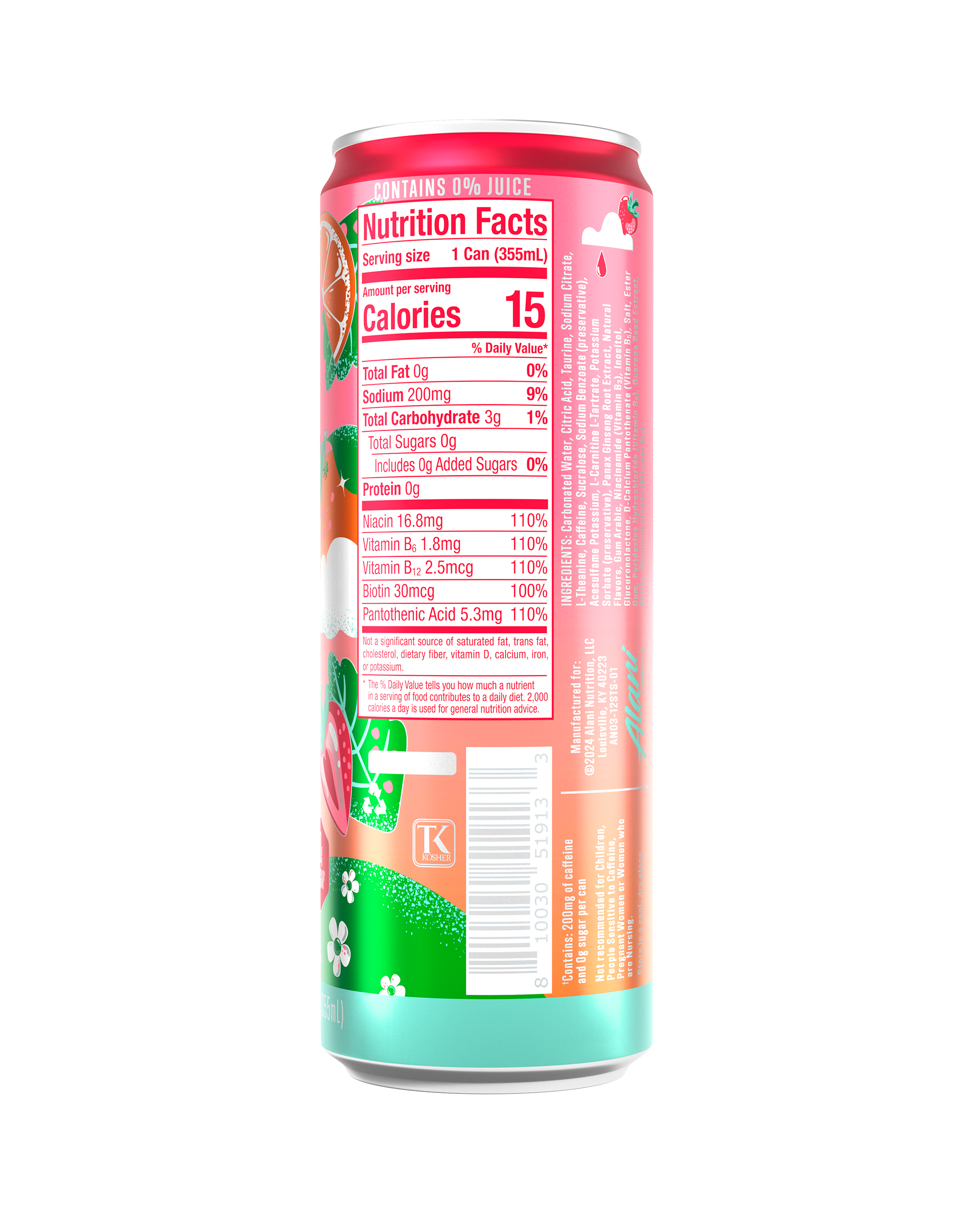 Energy Drink - Strawberry Sunrise - Everyday Powder Drink Mix