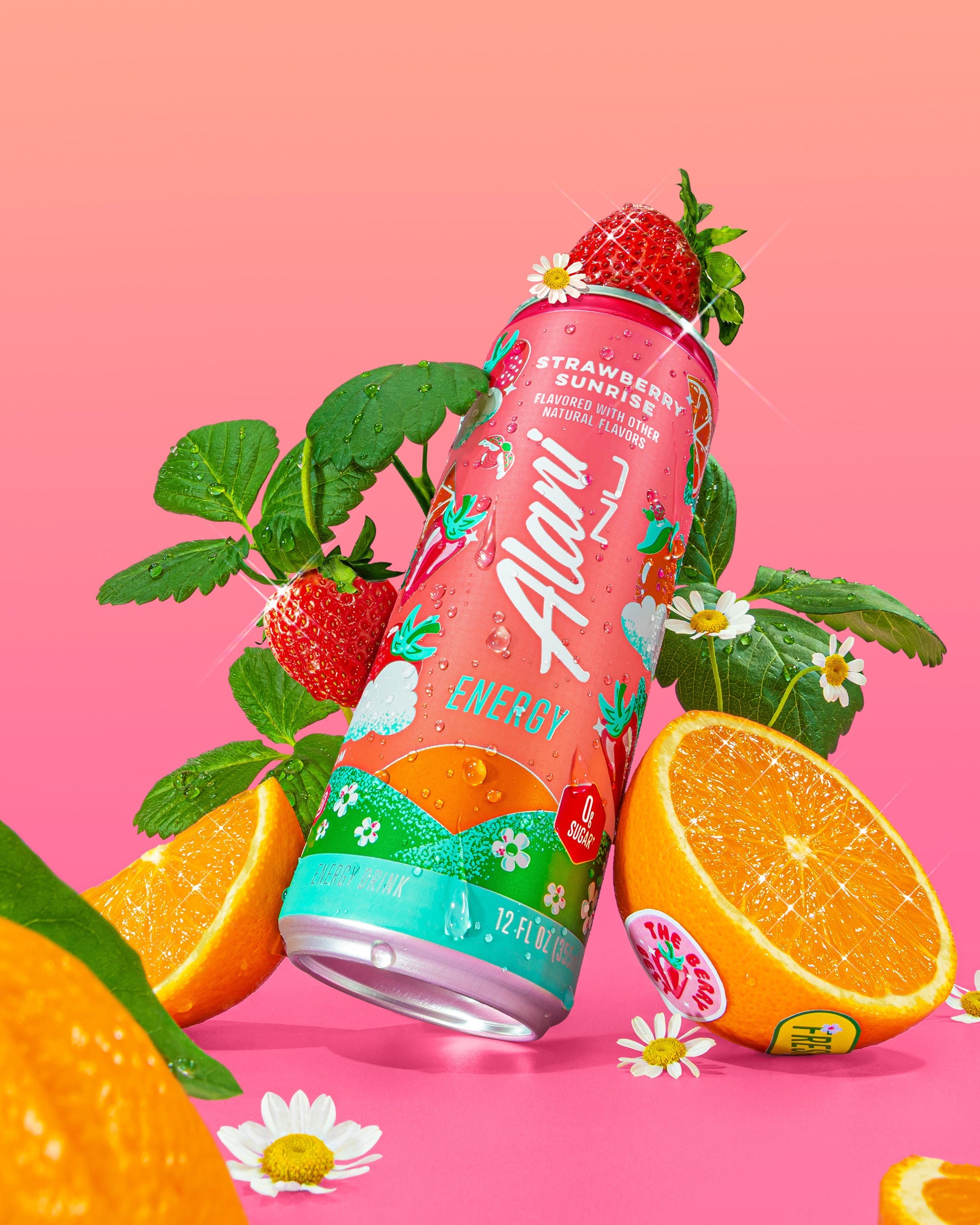 Energy Drink - Strawberry Sunrise - Everyday Powder Drink Mix