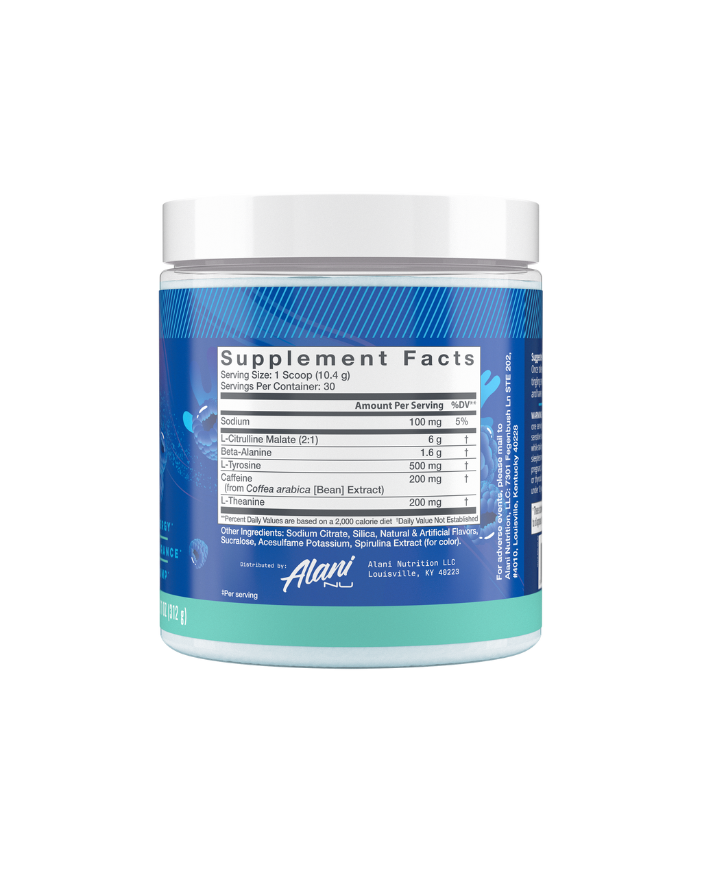 Pre-Workout - Breezeberry - Sparkling Shaker Cup Drink