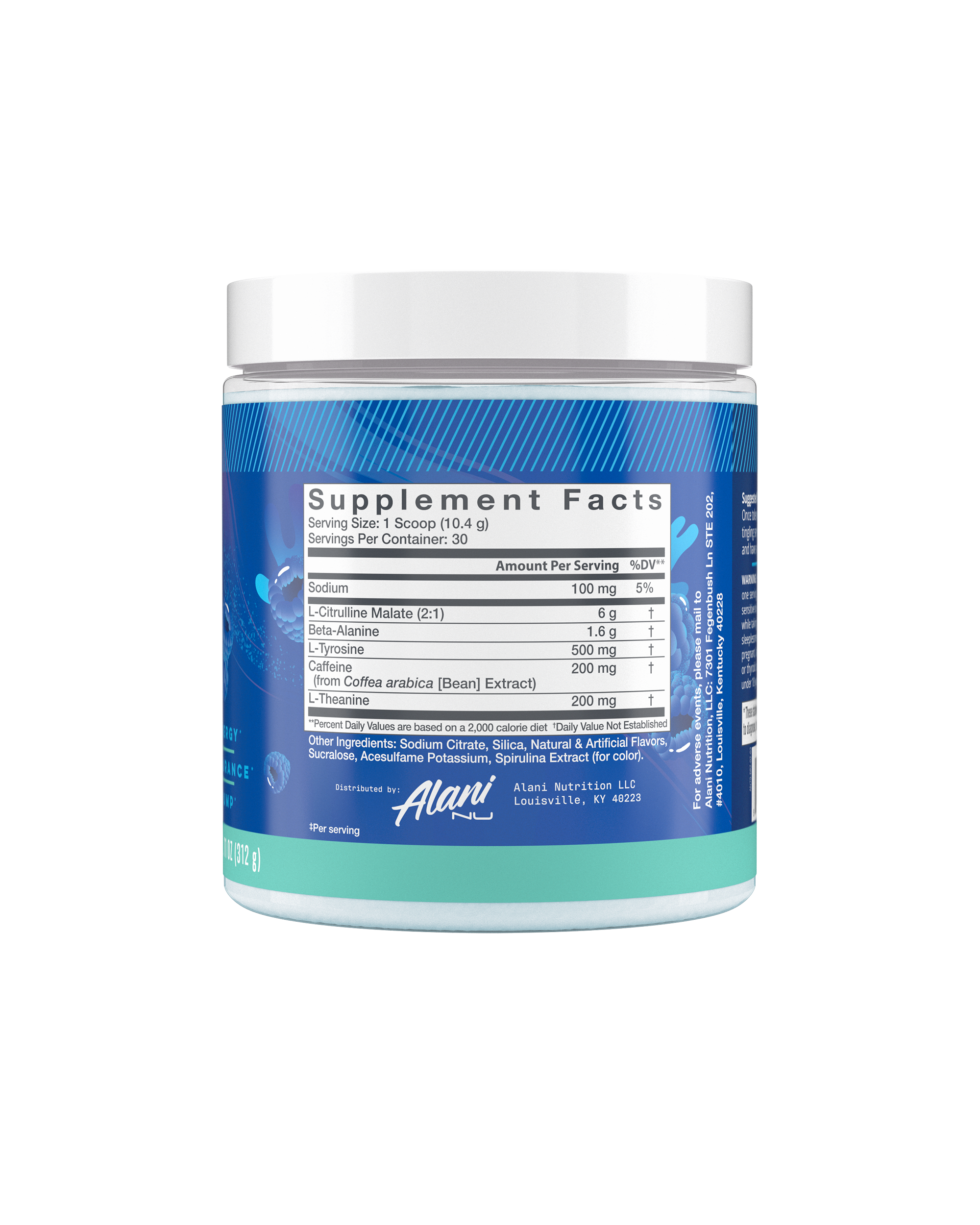 Pre-Workout - Breezeberry - Sparkling Shaker Cup Drink