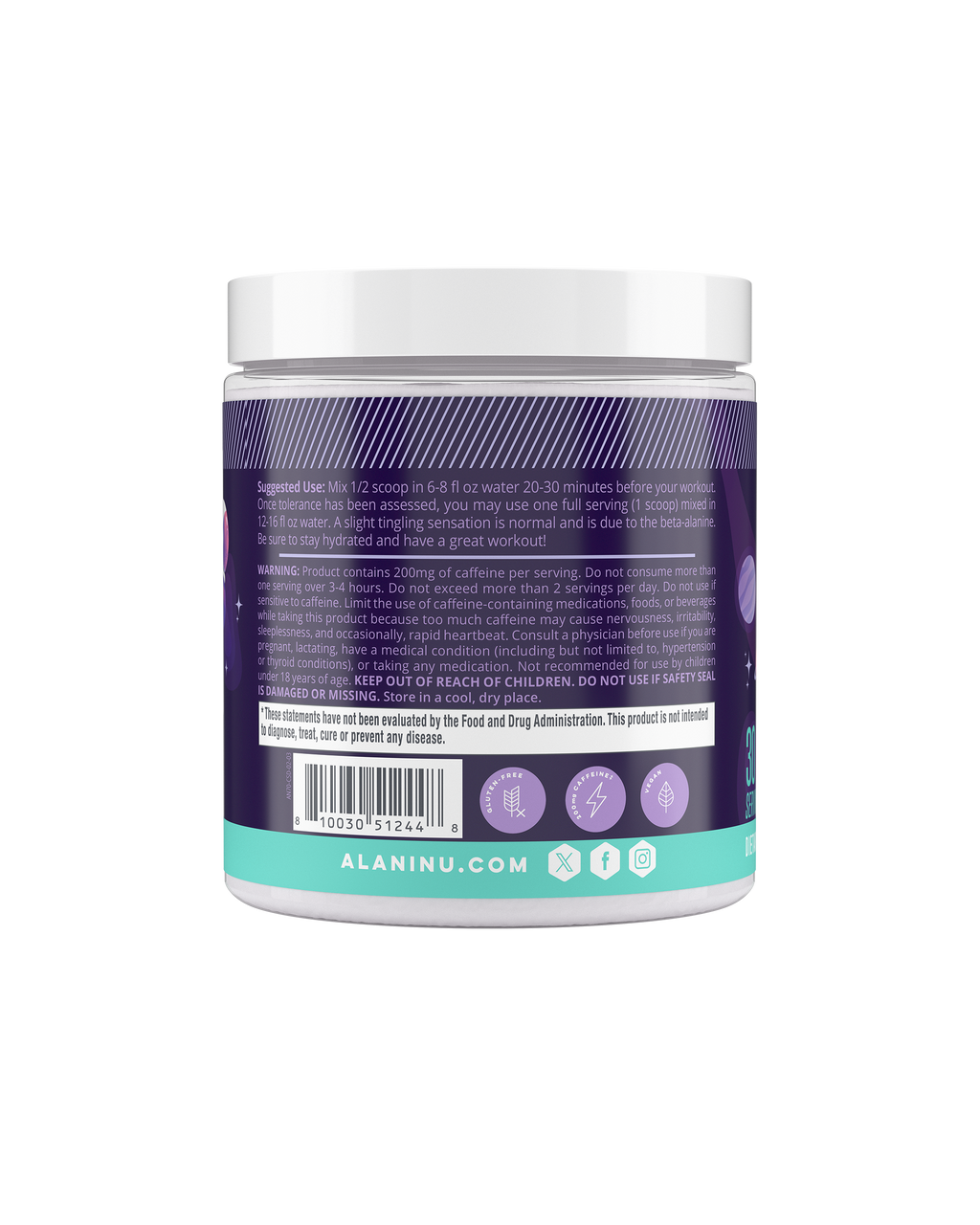Pre-Workout - Cosmic Stardust - Chilled Canned Energy Drink