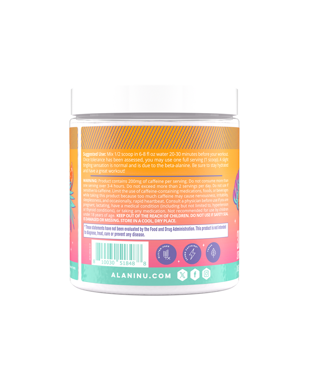 Pre-Workout - Orange Kiss - Routine Ready Sparkling Energy Drink