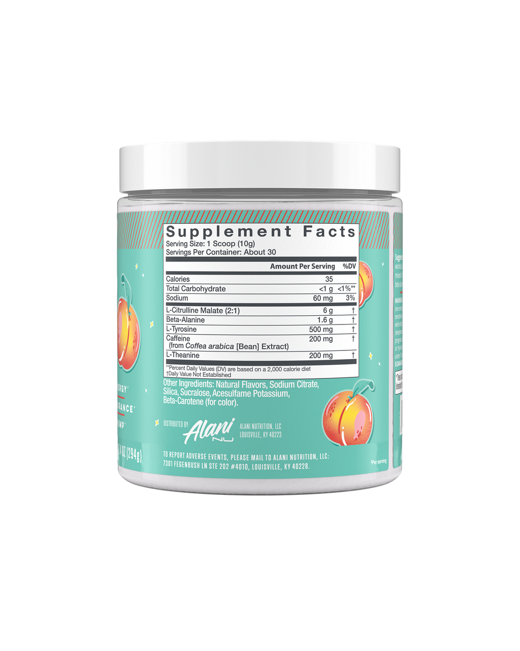 Pre-Workout - Juicy Peach - Smooth Protein Shake