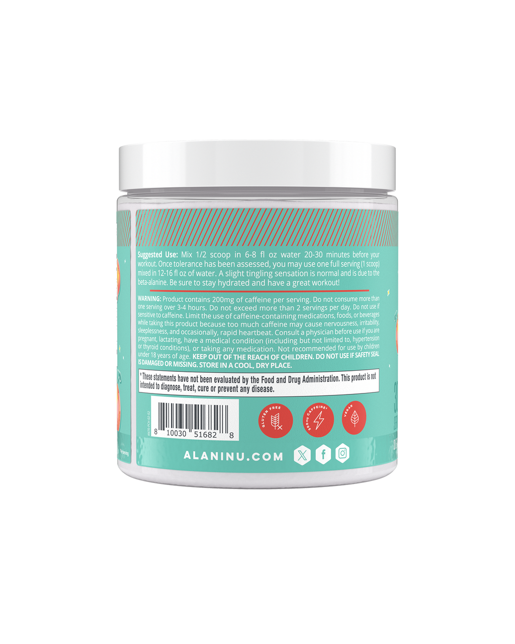 Pre-Workout - Juicy Peach - Smooth Protein Shake