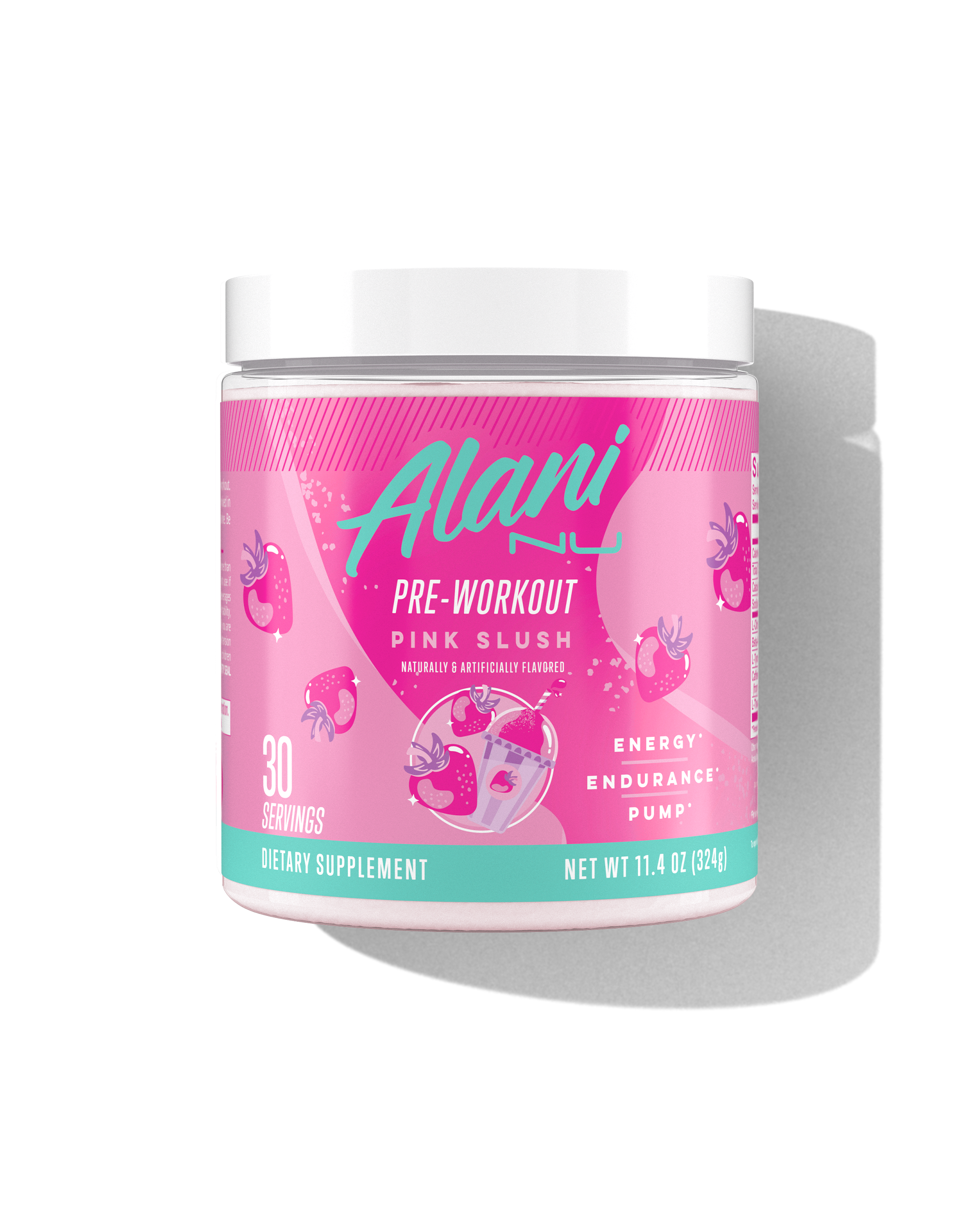 Pre-Workout - Pink Slush - Pantry Ready Pre Workout Drink Mix
