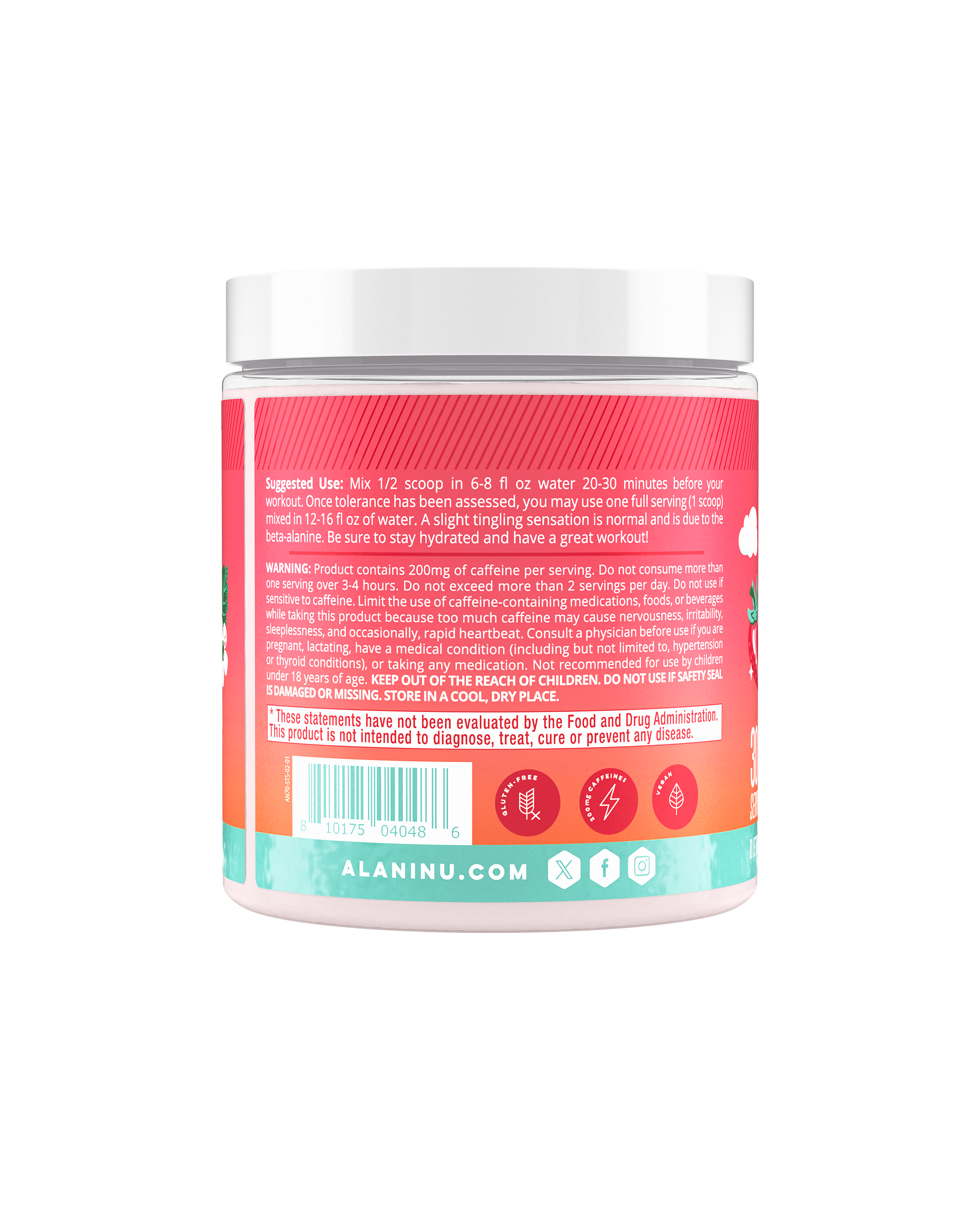 Pre-Workout - Strawberry Sunrise - Routine Ready Pre Workout Drink Mix