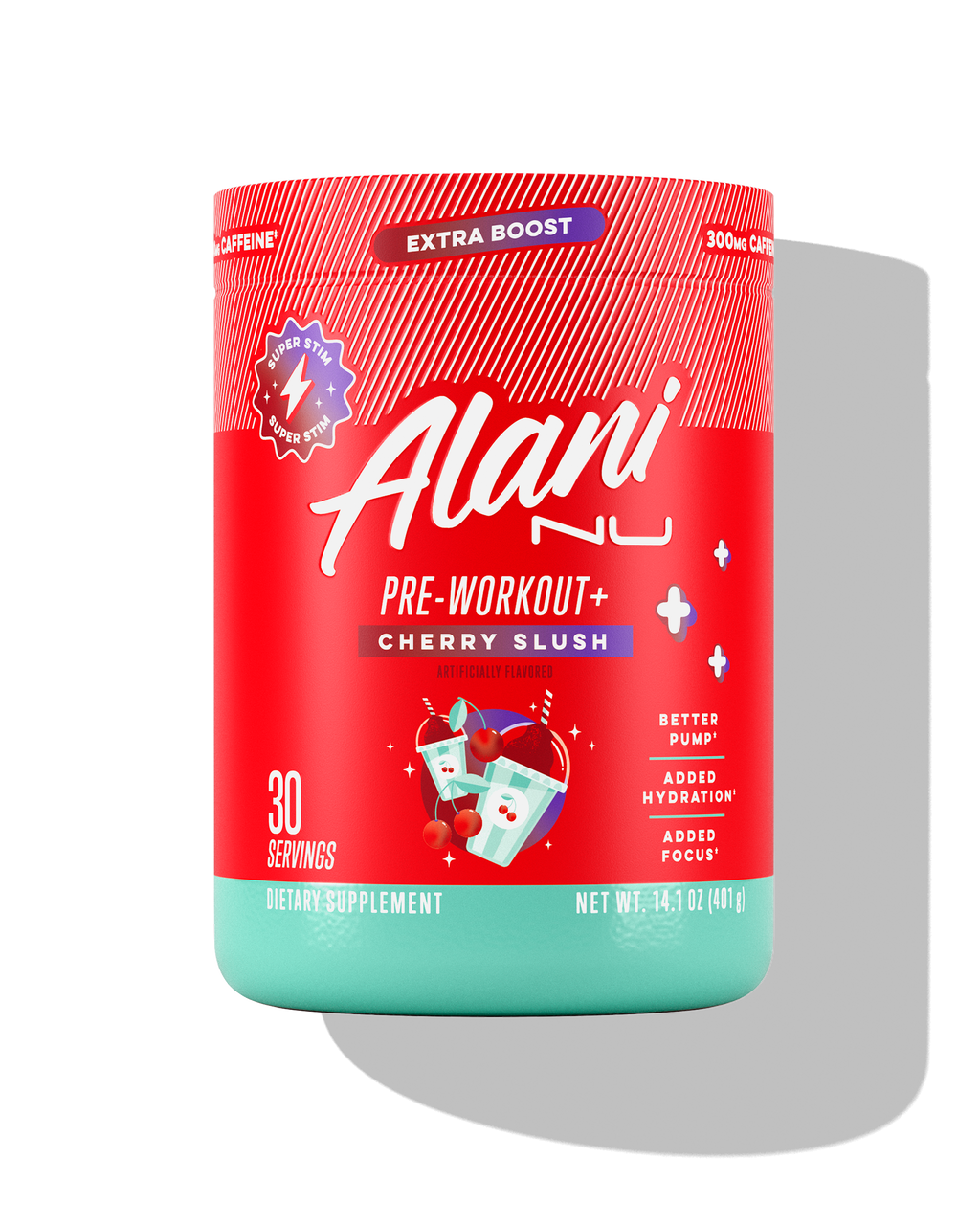 Pre-Workout+ - Cherry Slush - Pantry Ready Energy Drink