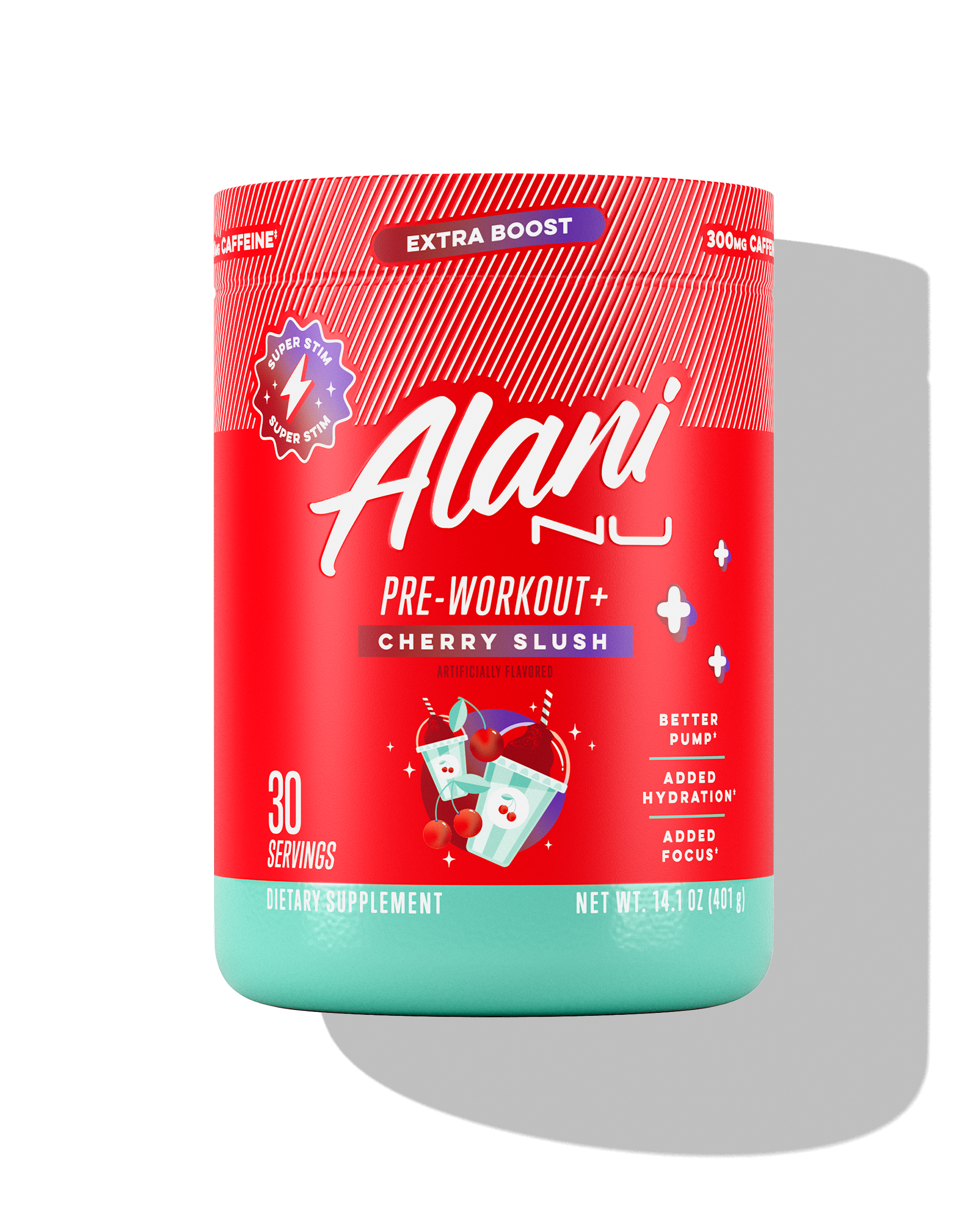 Pre-Workout+ - Cherry Slush - Pantry Ready Energy Drink