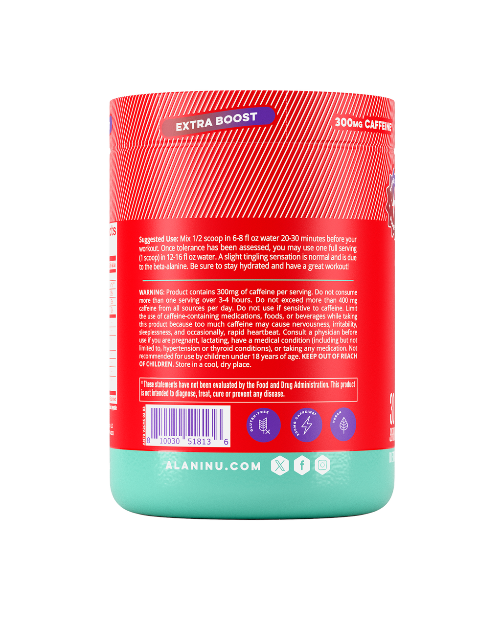 Pre-Workout+ - Cherry Slush - Pantry Ready Energy Drink
