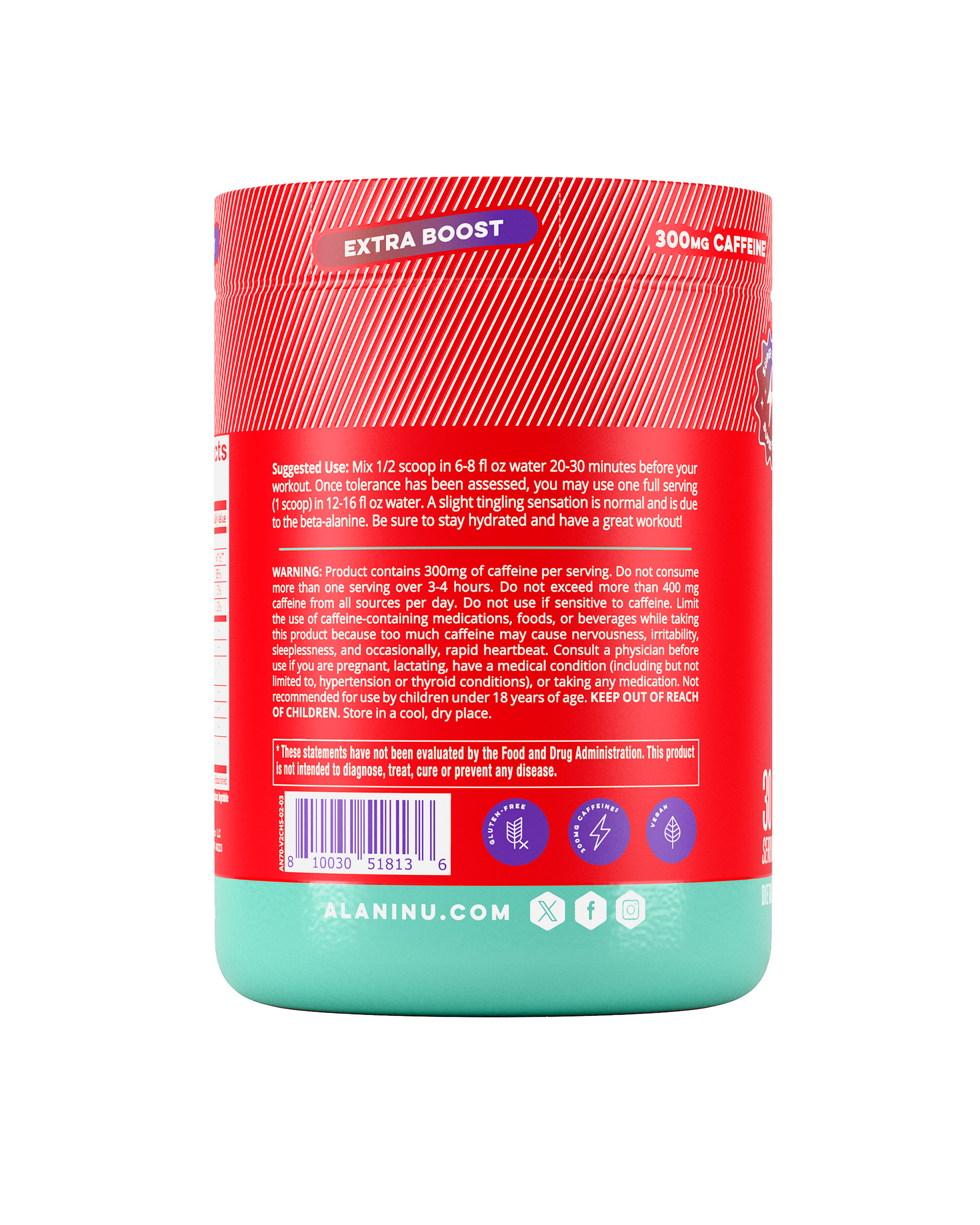 Pre-Workout+ - Cherry Slush - Pantry Ready Energy Drink