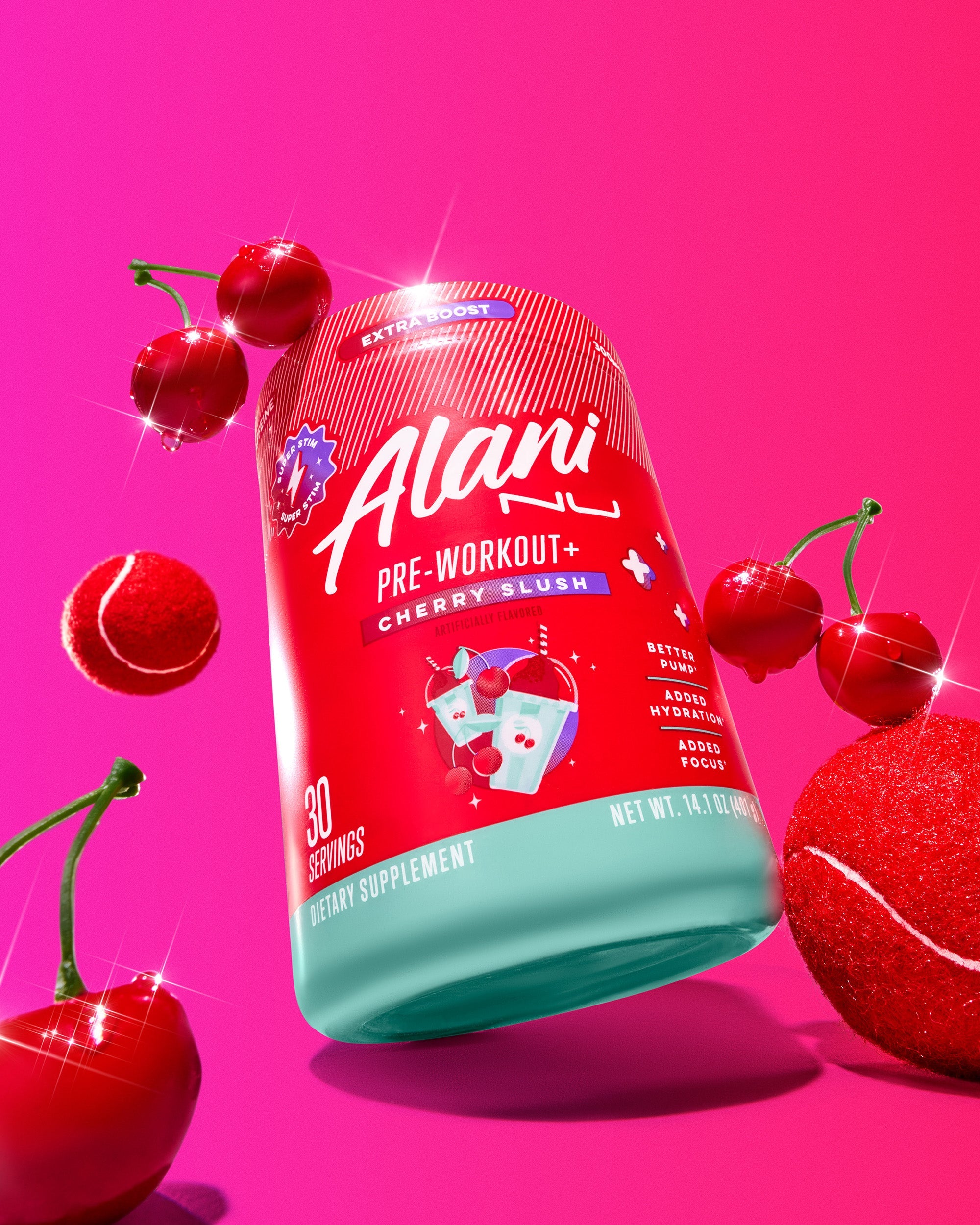 Pre-Workout+ - Cherry Slush - Pantry Ready Energy Drink