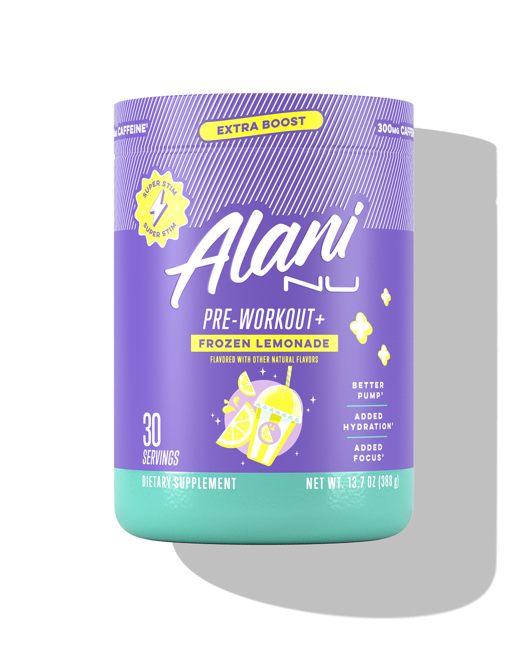 Pre-Workout+ - Frozen Lemonade - Smooth Fruit Flavor Drink