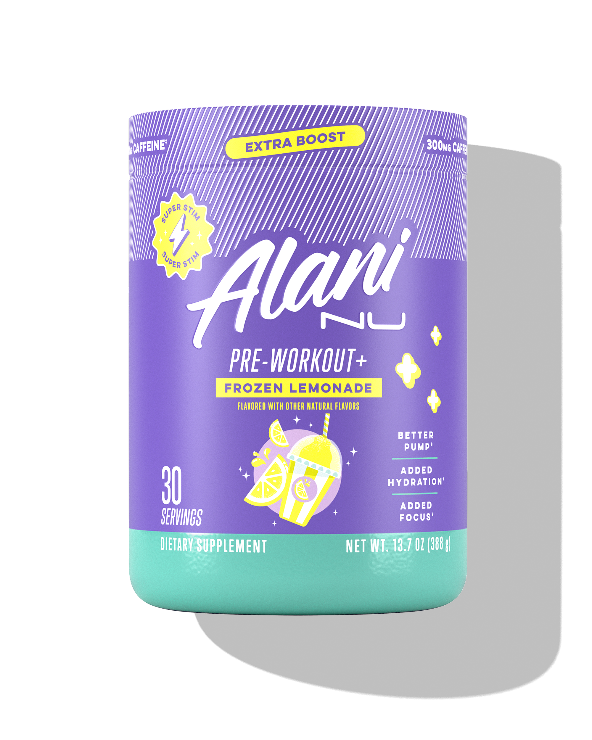 Pre-Workout+ - Frozen Lemonade - Smooth Fruit Flavor Drink