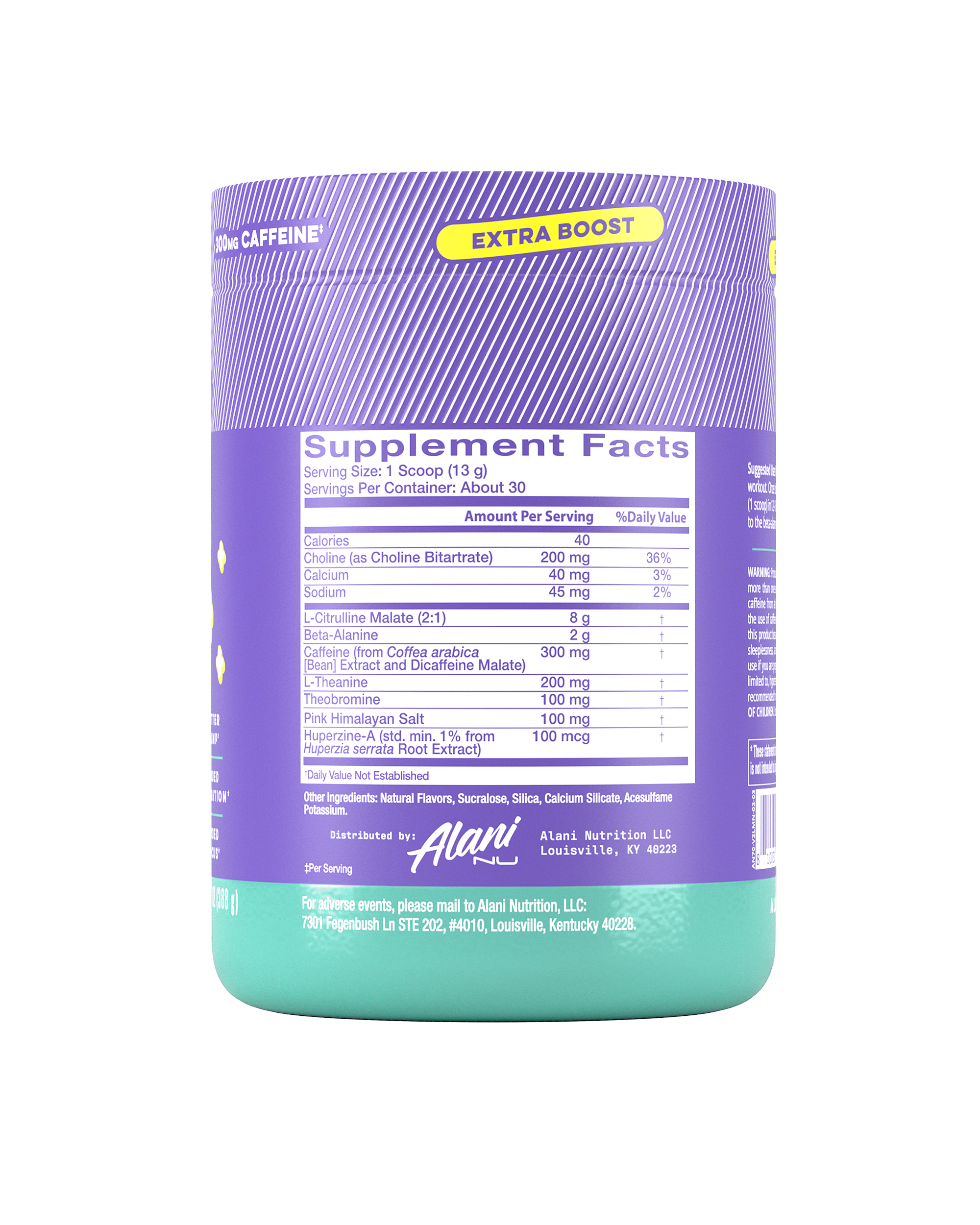 Pre-Workout+ - Frozen Lemonade - Smooth Fruit Flavor Drink
