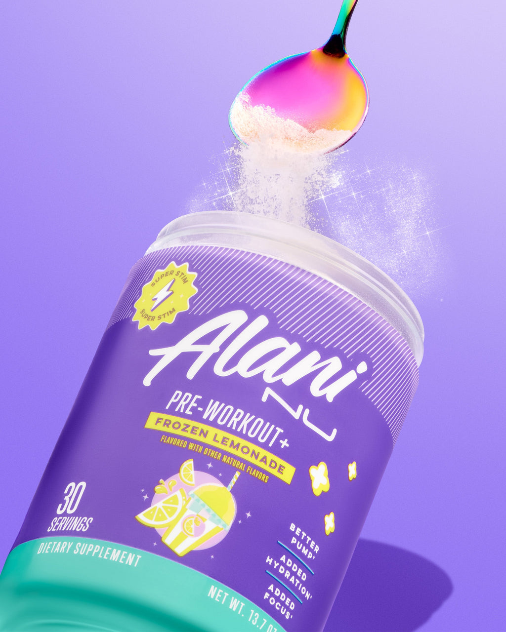Pre-Workout+ - Frozen Lemonade - Smooth Fruit Flavor Drink