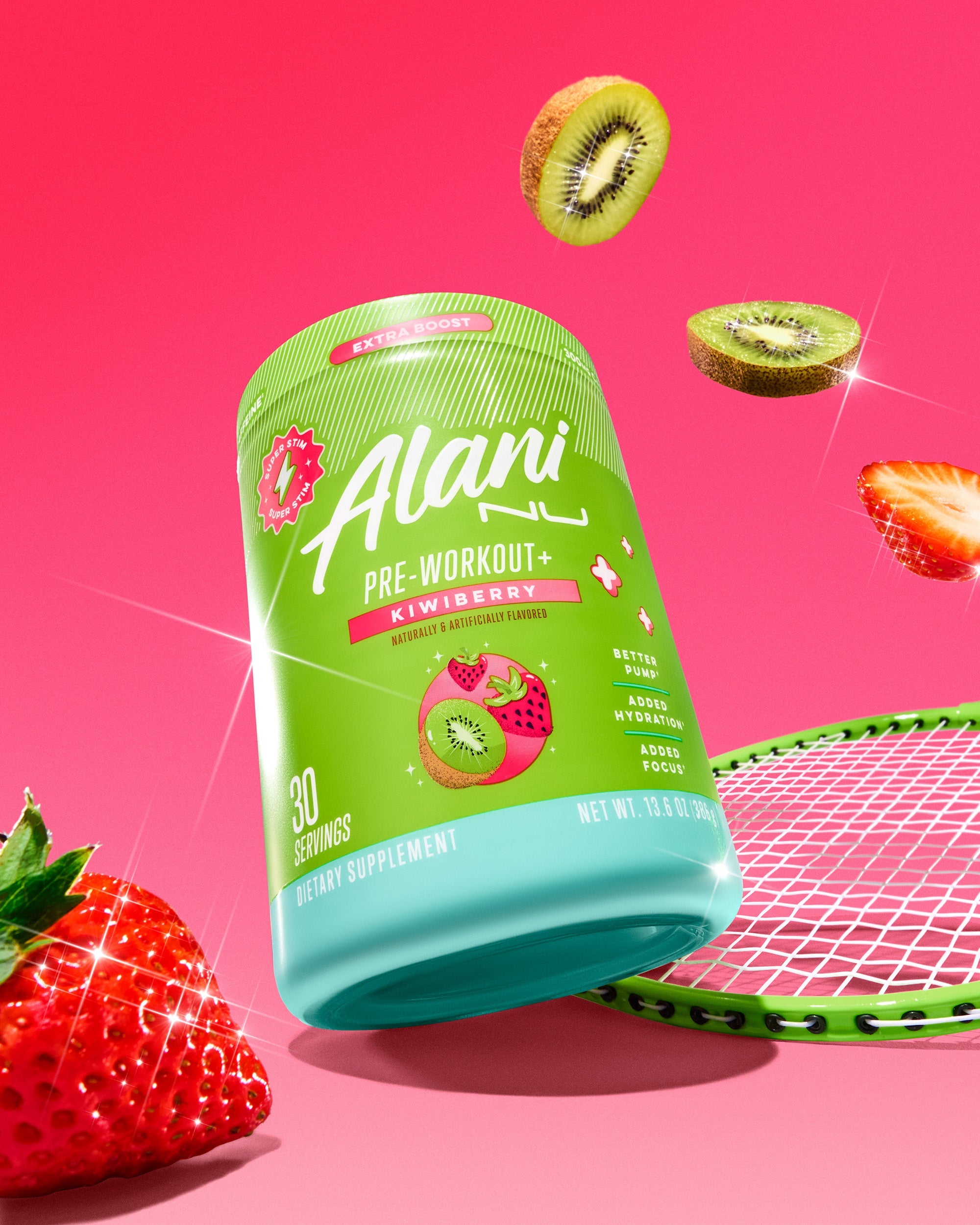 Pre-Workout+ - Kiwiberry - Fresh Drink Mix