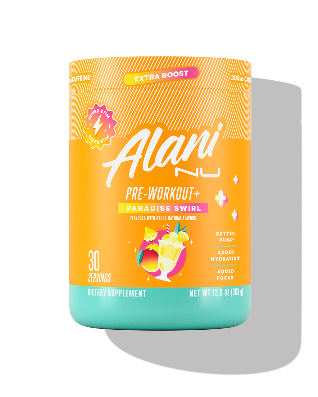 Pre-Workout+ - Paradise Swirl - Morning Ready Daily Drink Pack