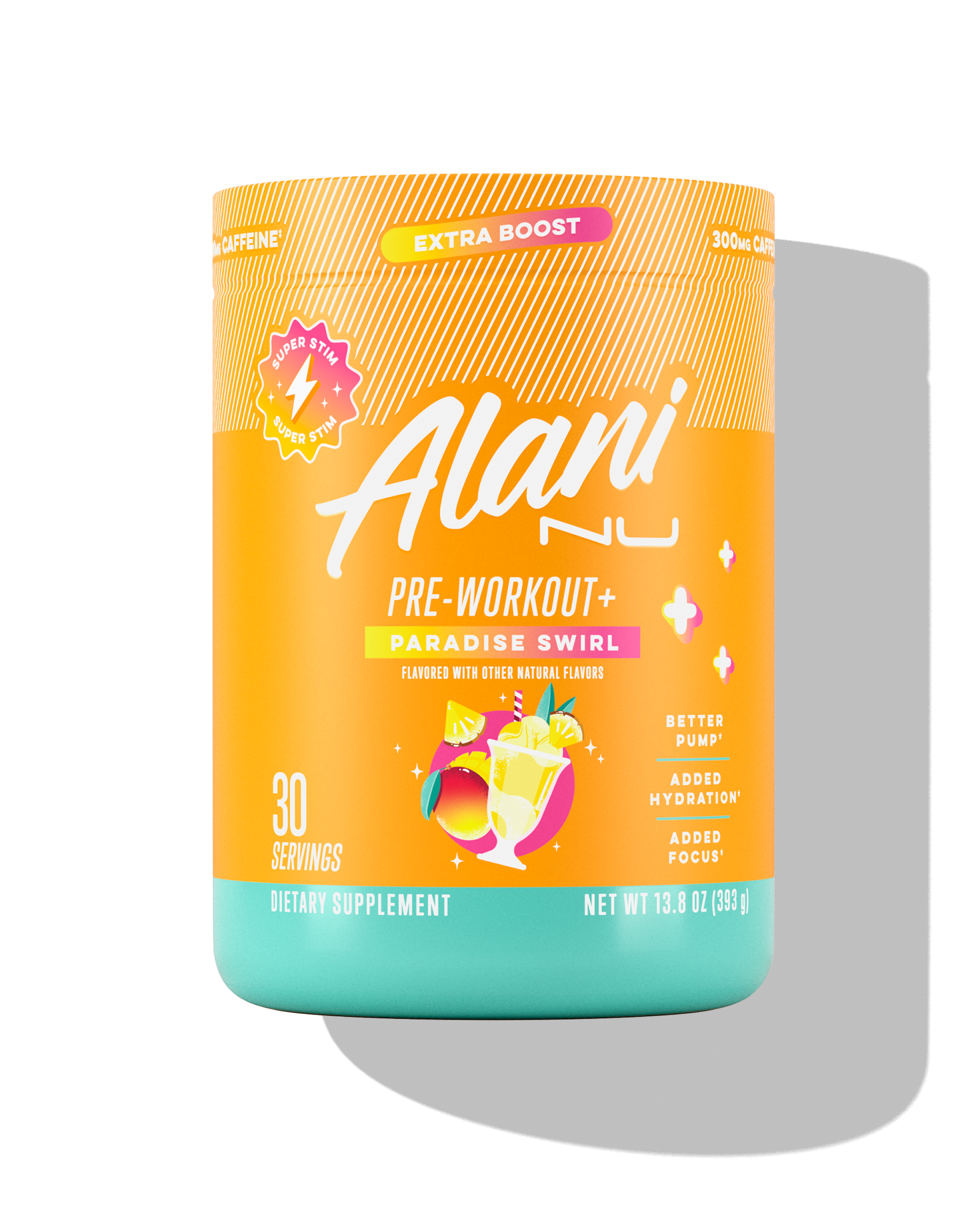 Pre-Workout+ - Paradise Swirl - Morning Ready Daily Drink Pack