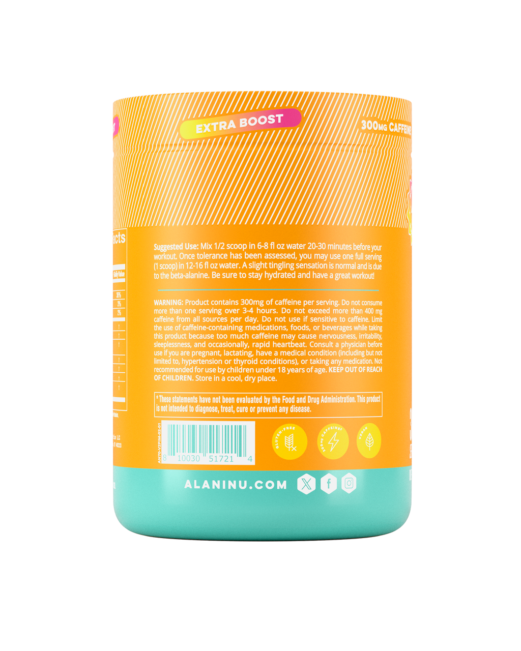 Pre-Workout+ - Paradise Swirl - Morning Ready Daily Drink Pack