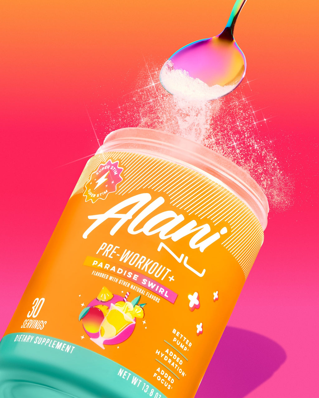 Pre-Workout+ - Paradise Swirl - Morning Ready Daily Drink Pack