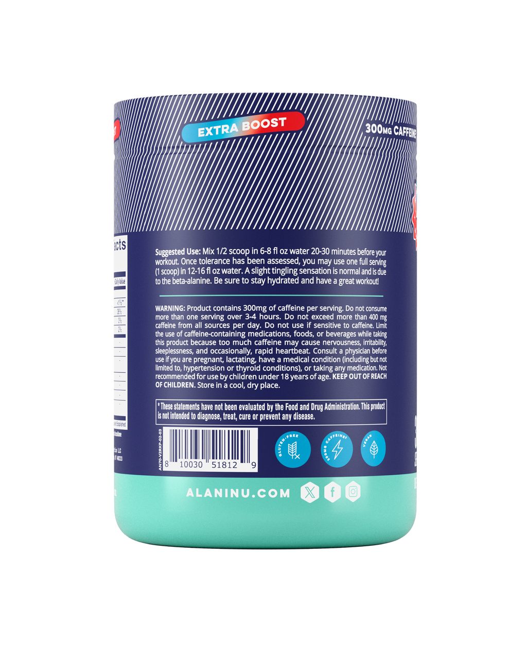 Pre-Workout+ - Rocket Pop - Refreshing Ready To Drink Can