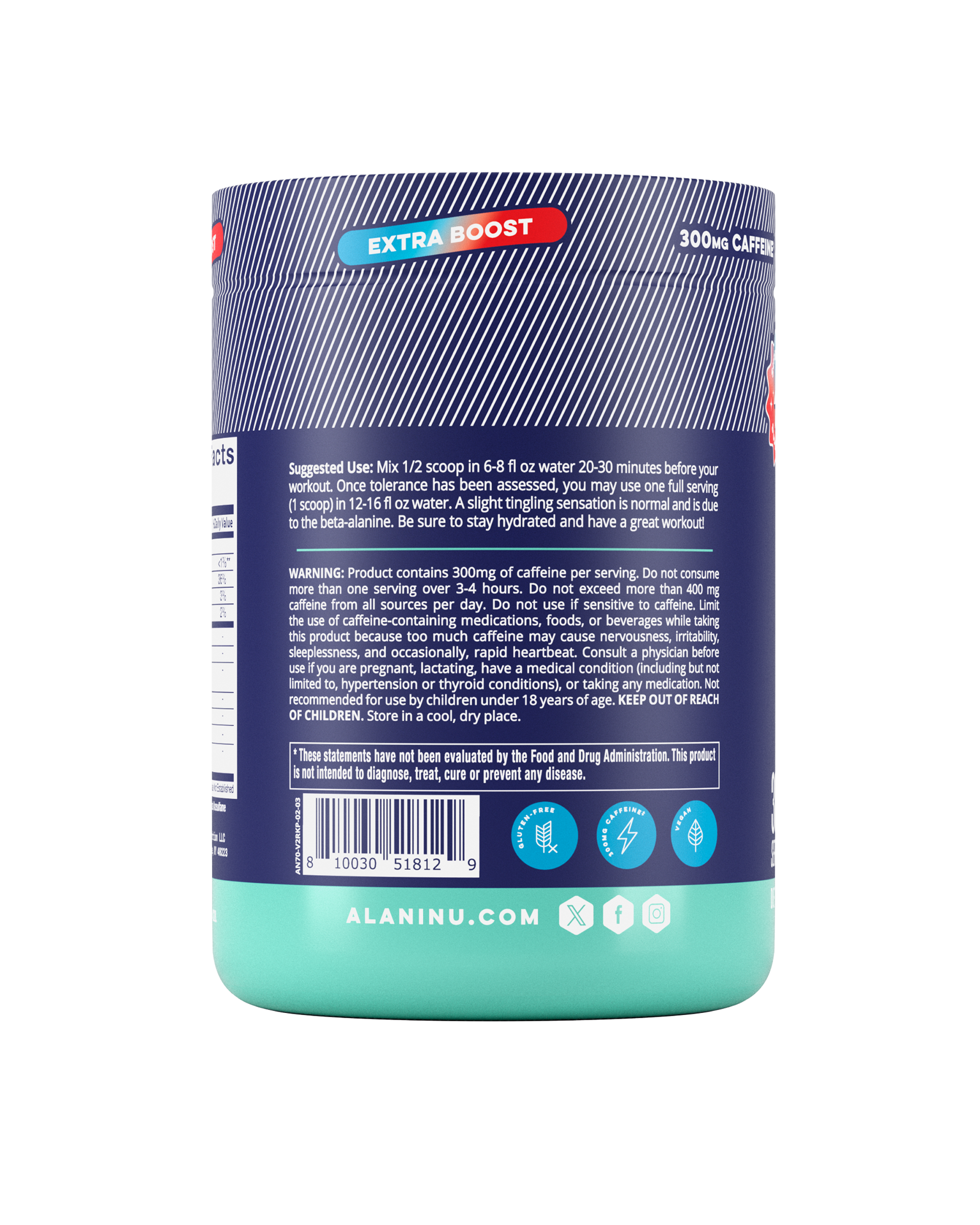 Pre-Workout+ - Rocket Pop - Refreshing Ready To Drink Can