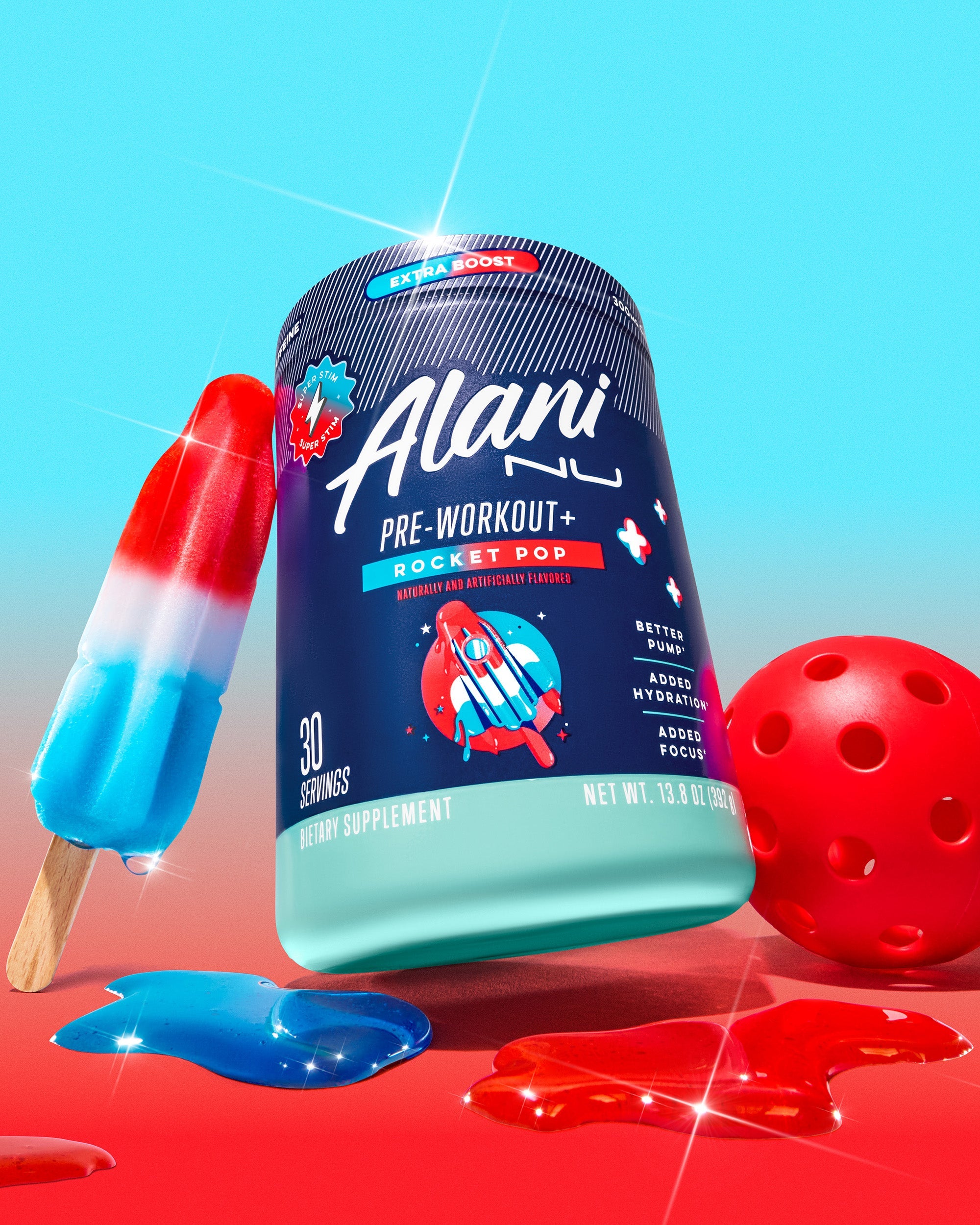 Pre-Workout+ - Rocket Pop - Refreshing Ready To Drink Can