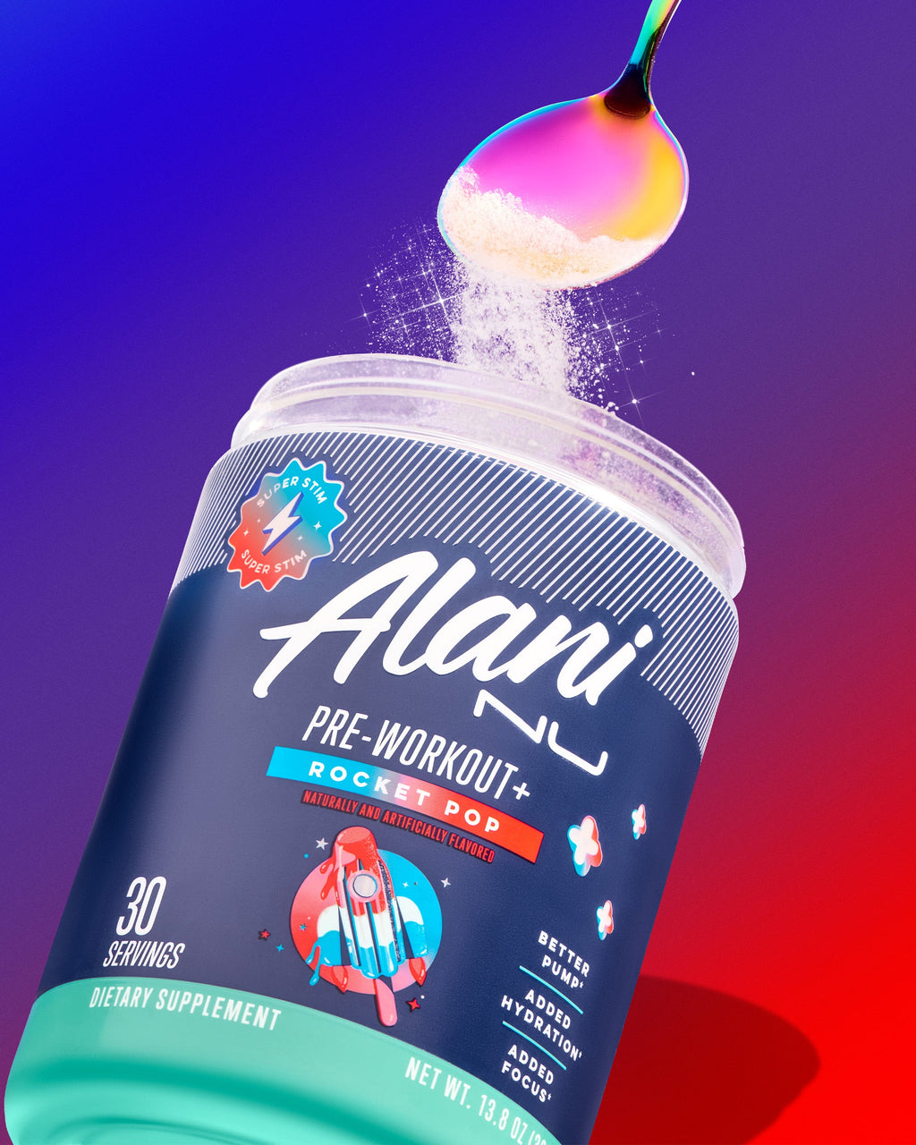 Pre-Workout+ - Rocket Pop - Refreshing Ready To Drink Can
