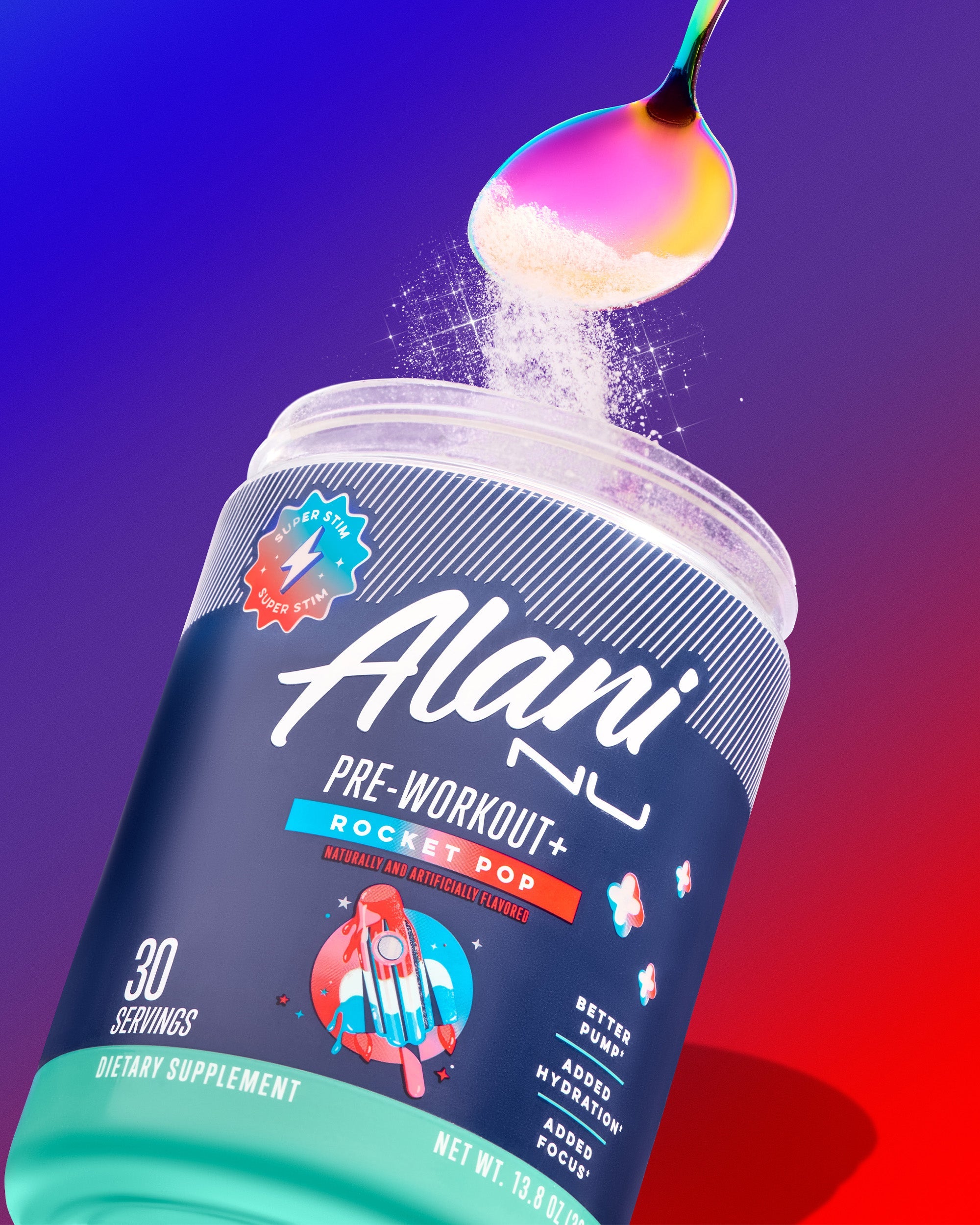 Pre-Workout+ - Rocket Pop - Refreshing Ready To Drink Can
