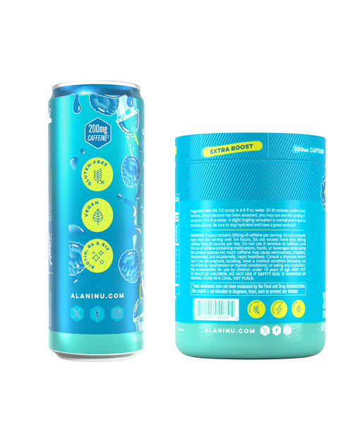 Energy Drink & Pre-Workout+ - Blue Slush - Morning Ready Electrolyte Drink Mix