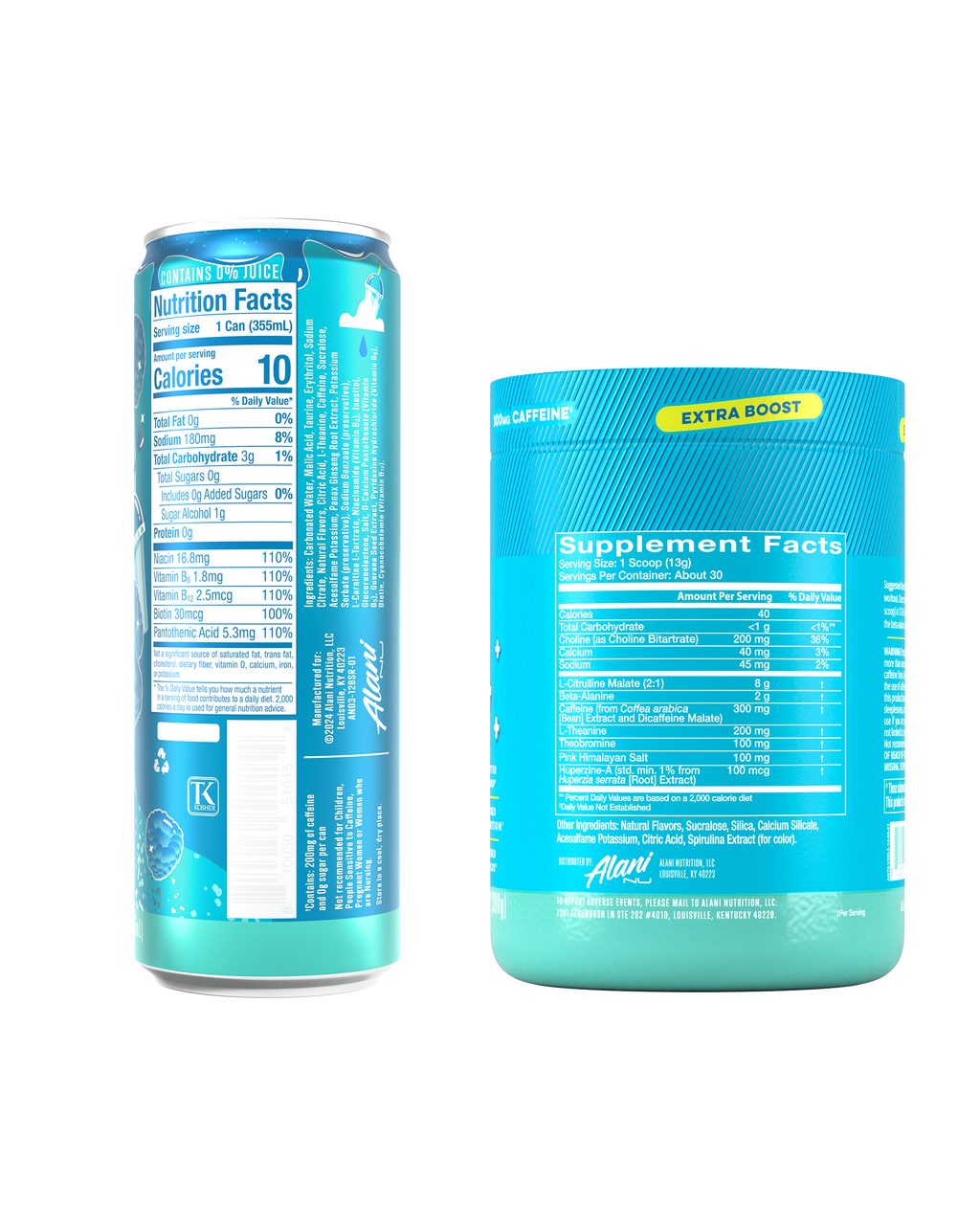 Energy Drink & Pre-Workout+ - Blue Slush - Morning Ready Electrolyte Drink Mix