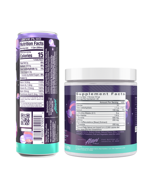 Energy Drink & Pre-Workout - Cosmic Stardust - Smooth Drink Powder