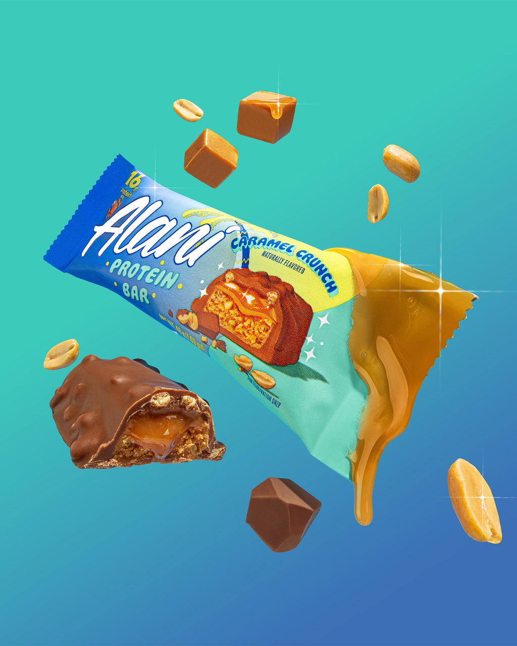 Protein Bar - Caramel Crunch - Simple Shake Mix