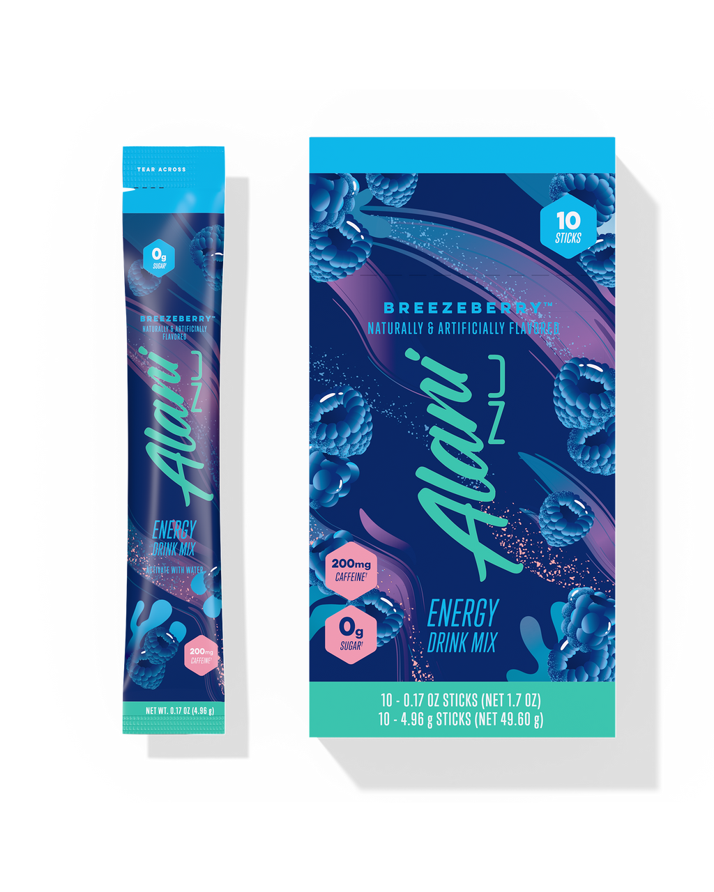 Energy Sticks - Breezeberry - Bottle Ready Electrolyte Drink Mix
