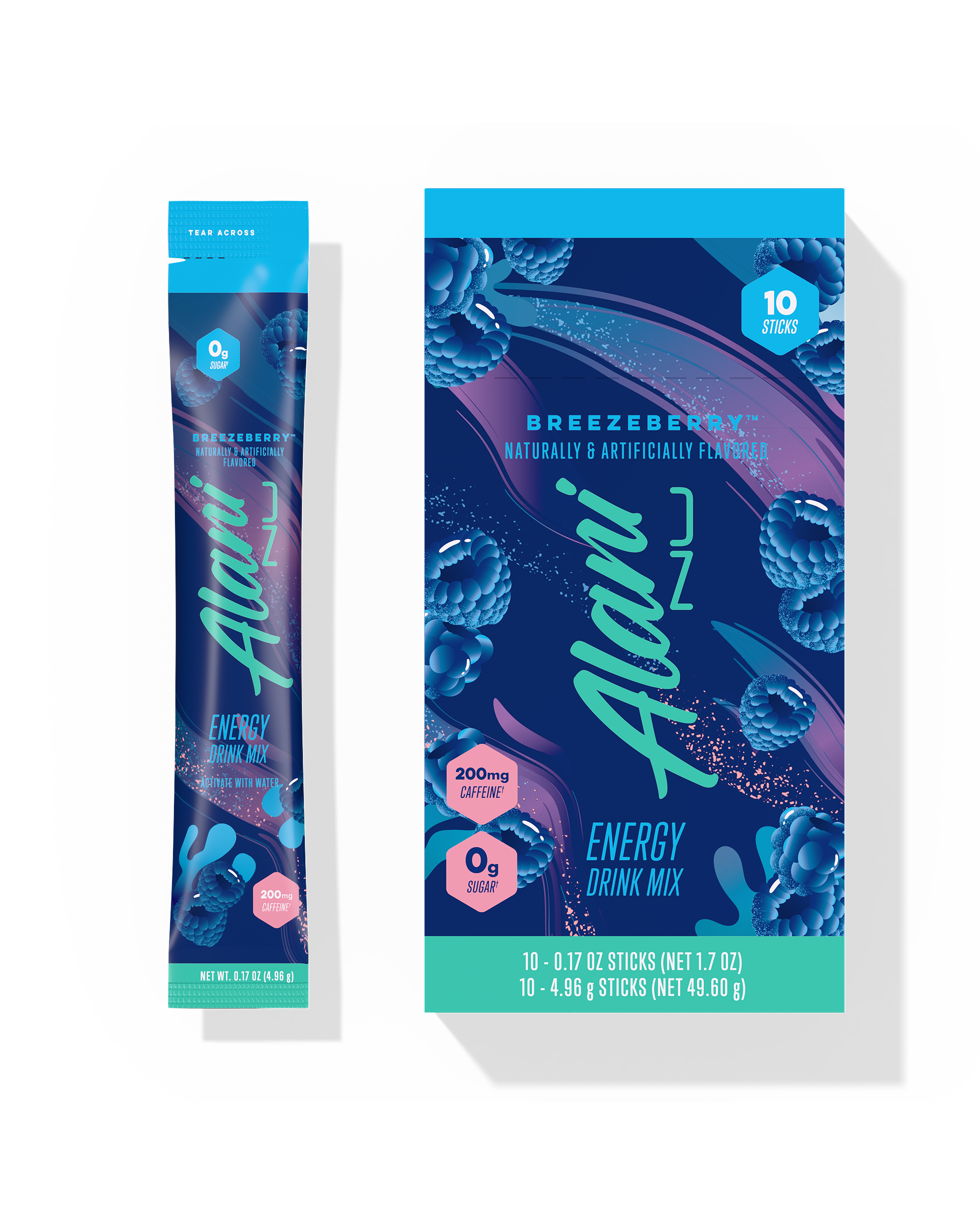 Energy Sticks - Breezeberry - Bottle Ready Electrolyte Drink Mix