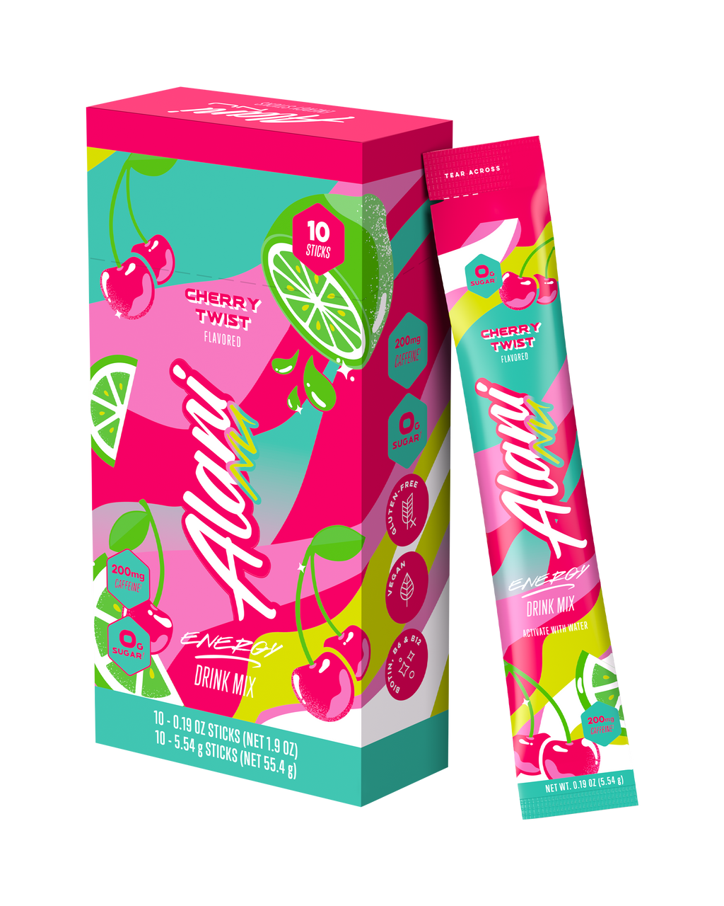 Energy Sticks - Cherry Twist - Sparkling Protein Shake