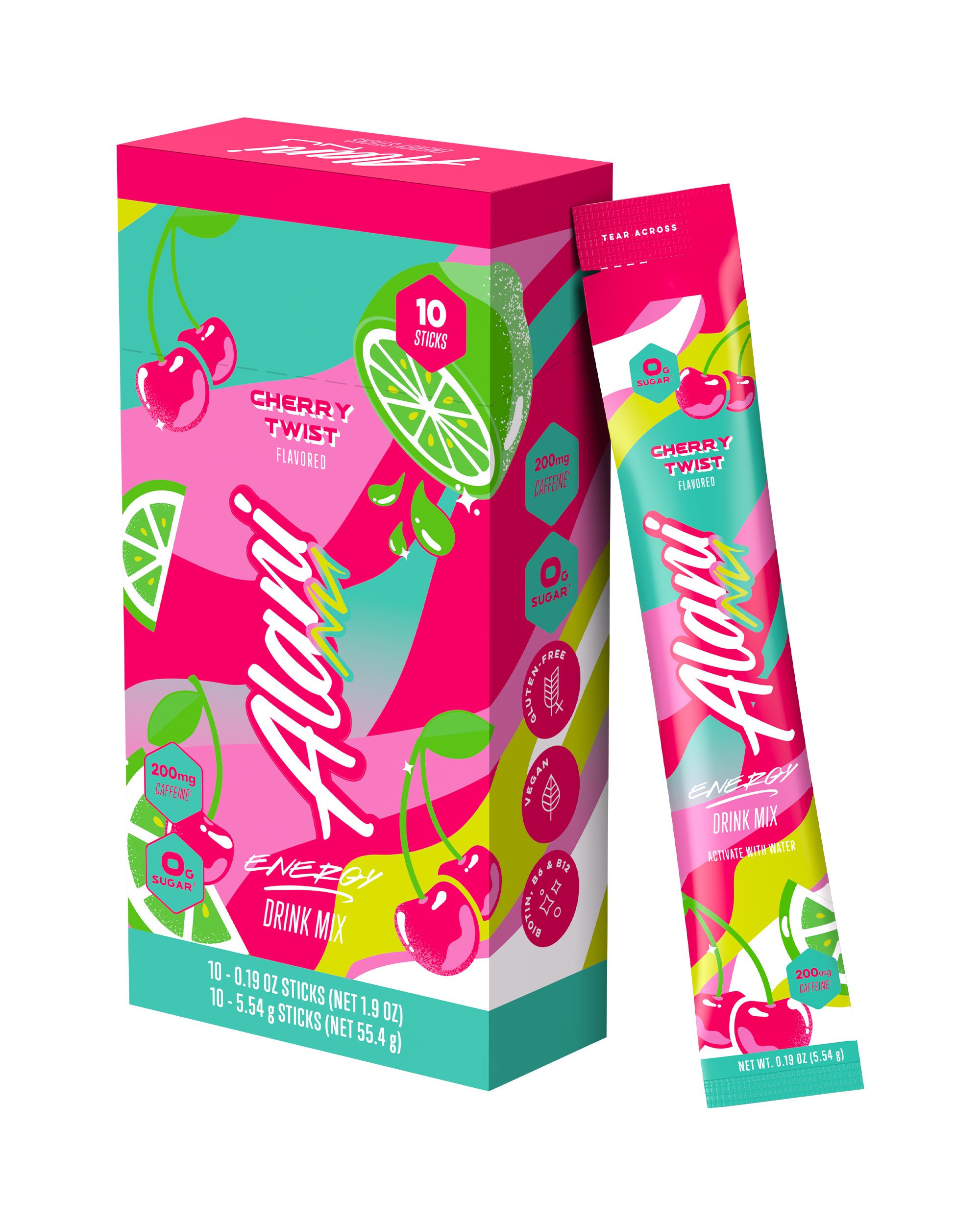 Energy Sticks - Cherry Twist - Sparkling Protein Shake
