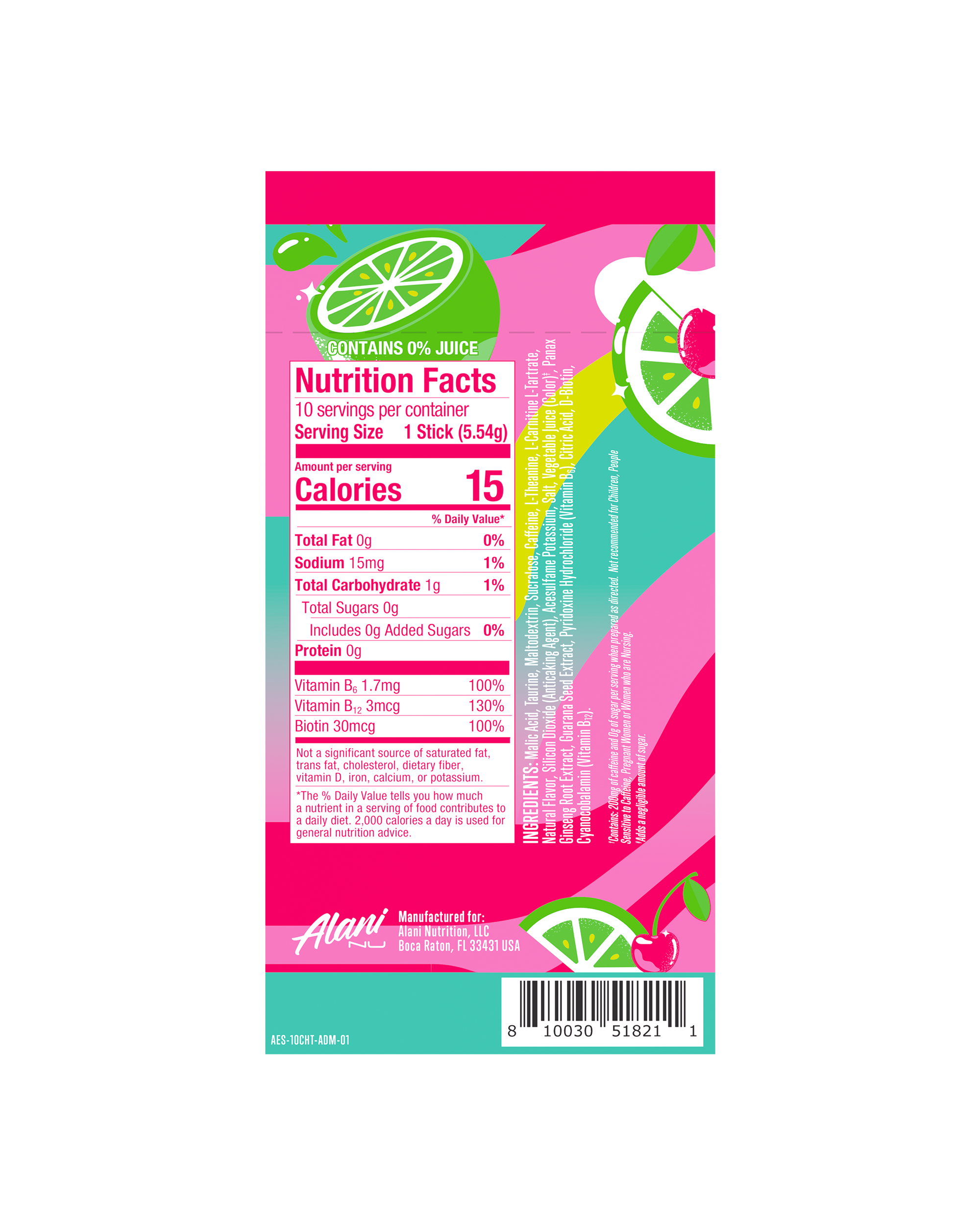 Energy Sticks - Cherry Twist - Sparkling Protein Shake