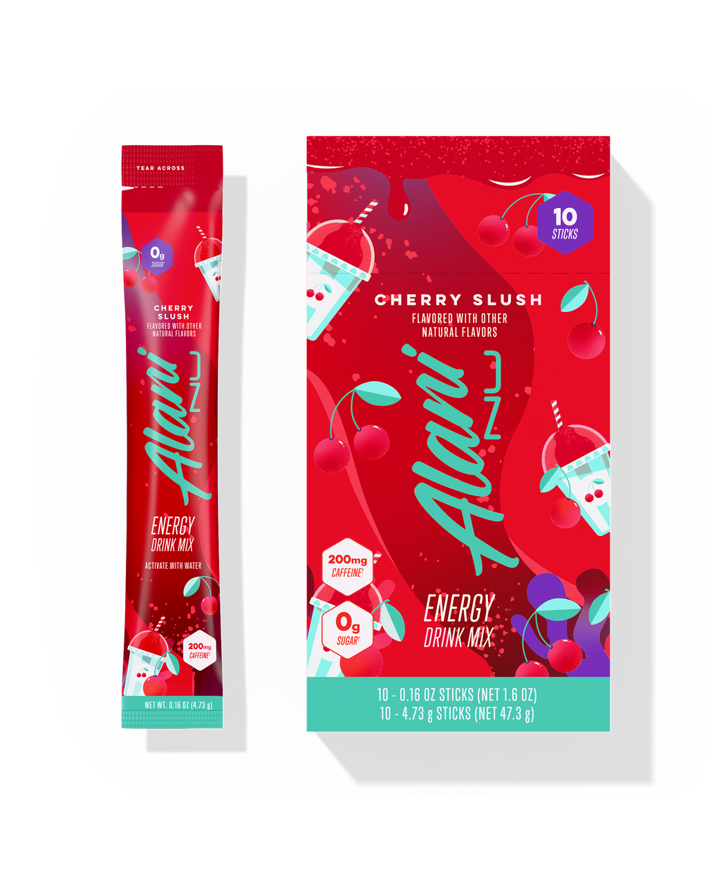 Energy Sticks - Cherry Slush - Morning Ready Energy Drink Mix