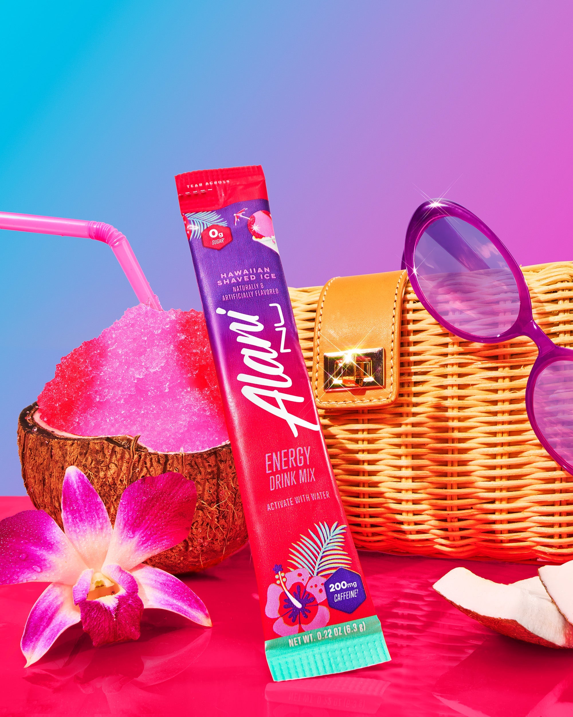Energy Sticks - Hawaiian Shaved Ice - Morning Ready Drink Mix