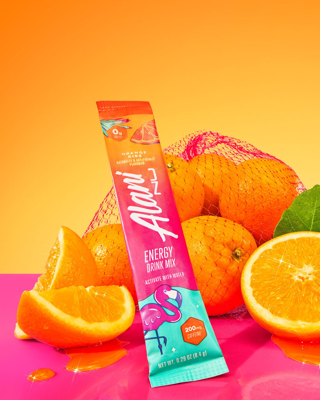 Energy Sticks - Orange Kiss - Flavor First Pre Workout Drink Mix